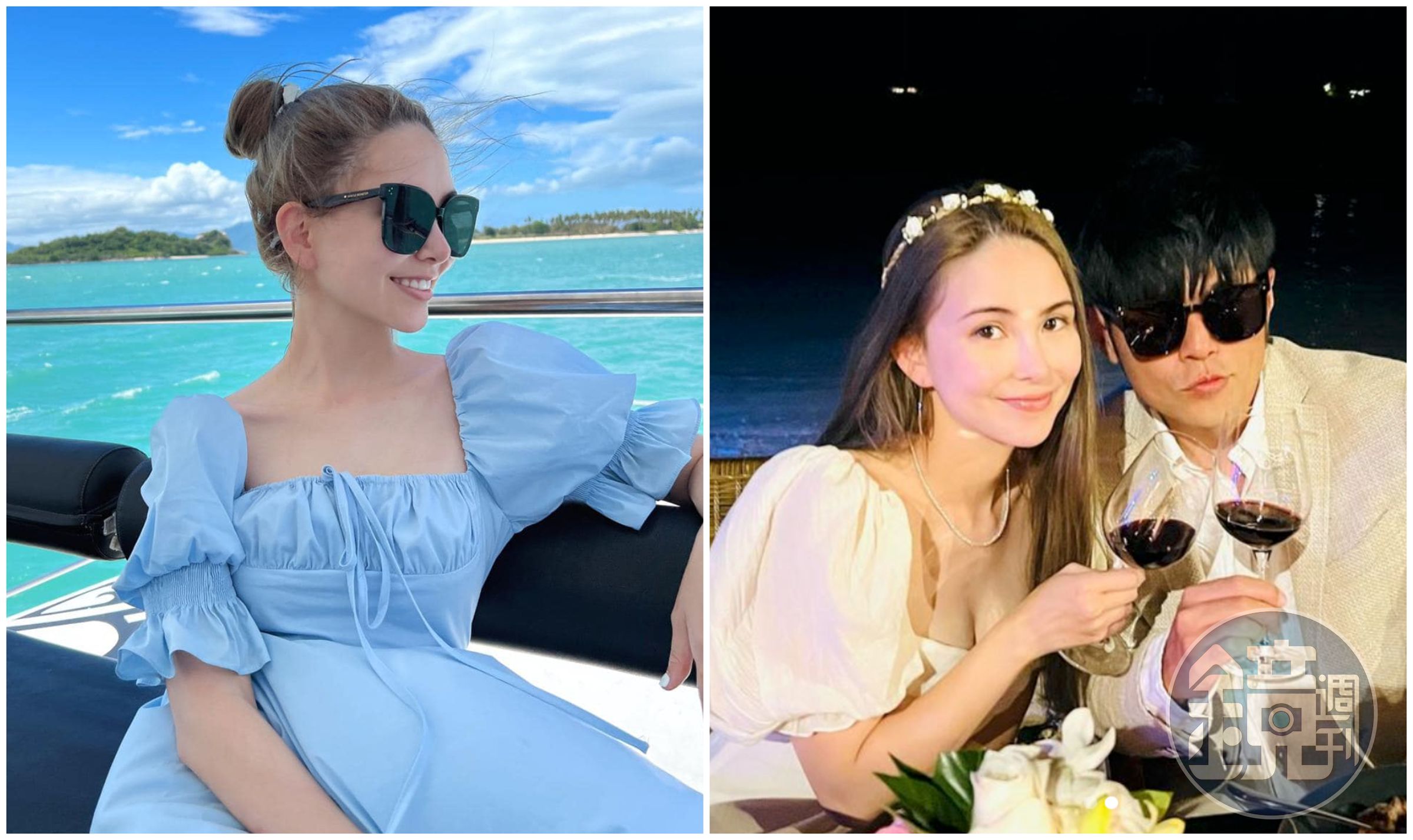 昆凌過30歲生日,老公周杰倫幫她慶生。(翻攝昆凌IG、周杰倫IG)