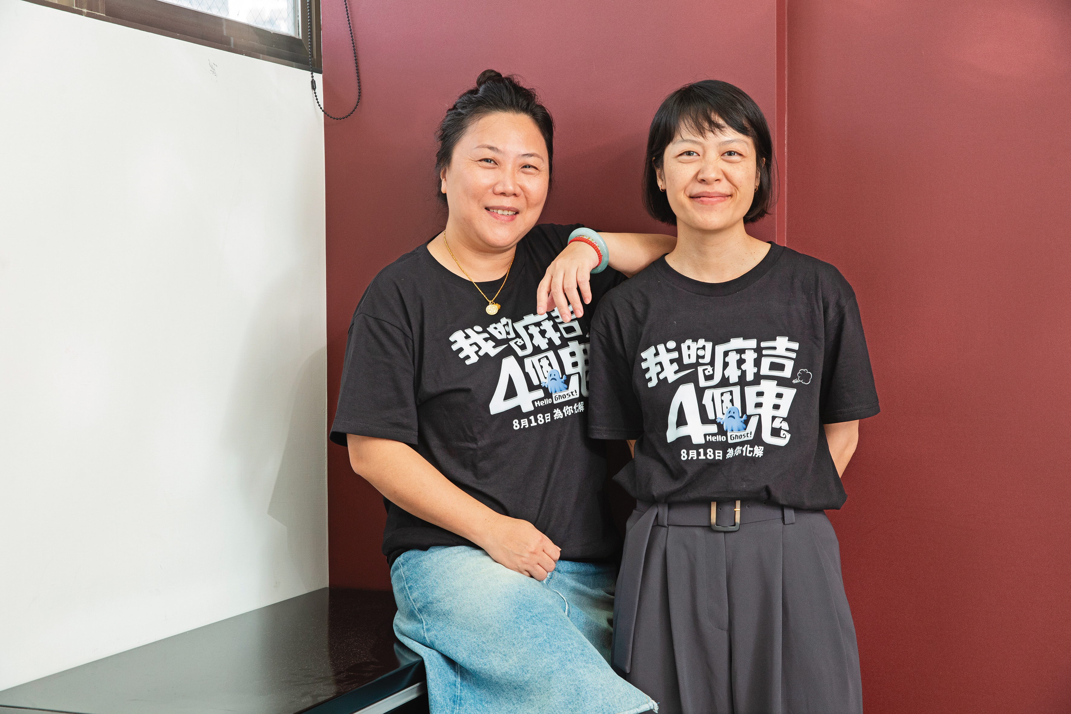 監製莊淳淳（左）繼《比悲傷：影集版》，再力邀謝沛如（右）執導《我的麻吉4個鬼》。