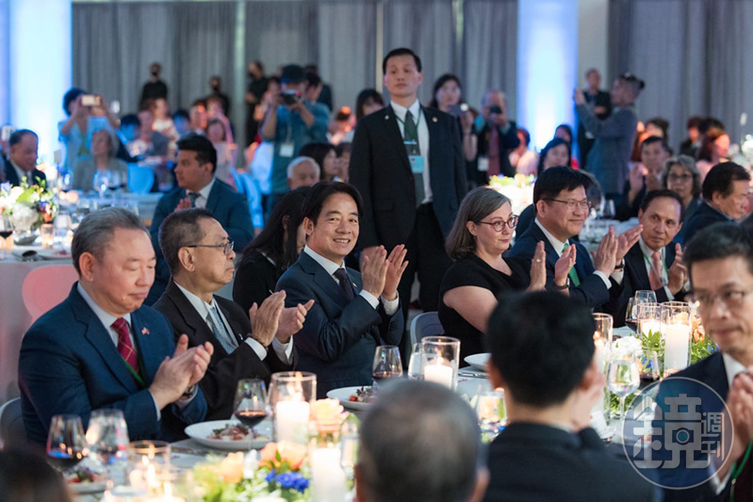 副總統賴清德過境美國紐約,與當地僑胞午宴並發表演說。(總統府提供)