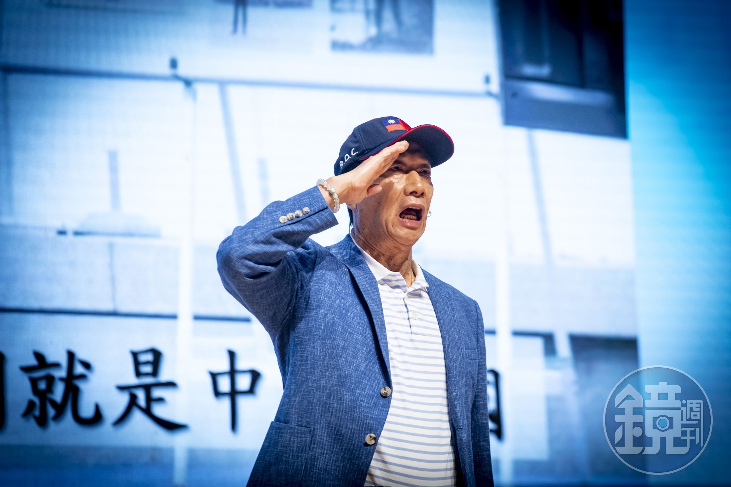 郭台銘（圖）與侯友宜皆篤信關公，如今卻出現「一個關公，各自解釋」。（本刊資料照）