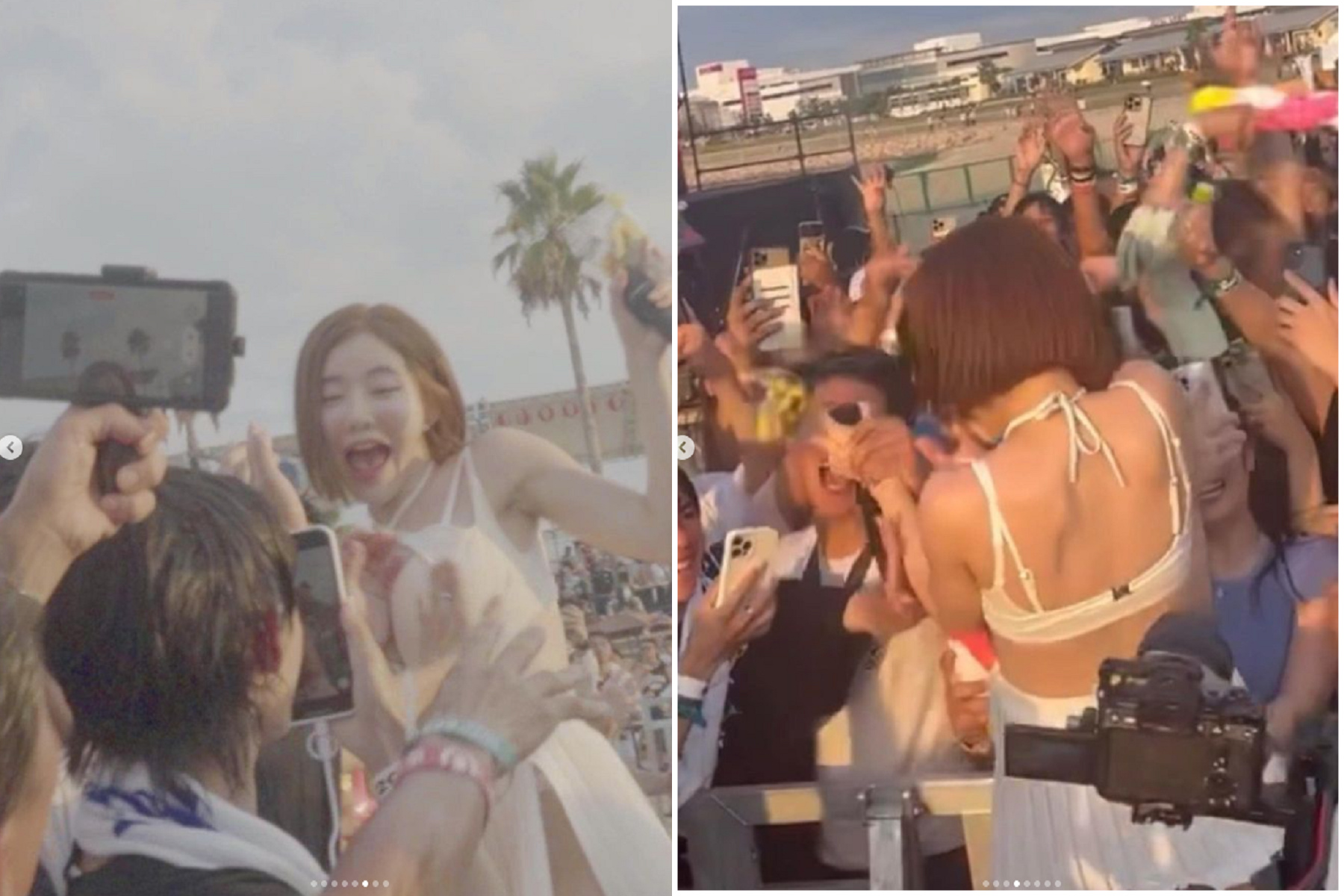 韓性感女神DJ SODA參加日本音樂祭，慘遭癡漢集體襲胸！（翻自IG）