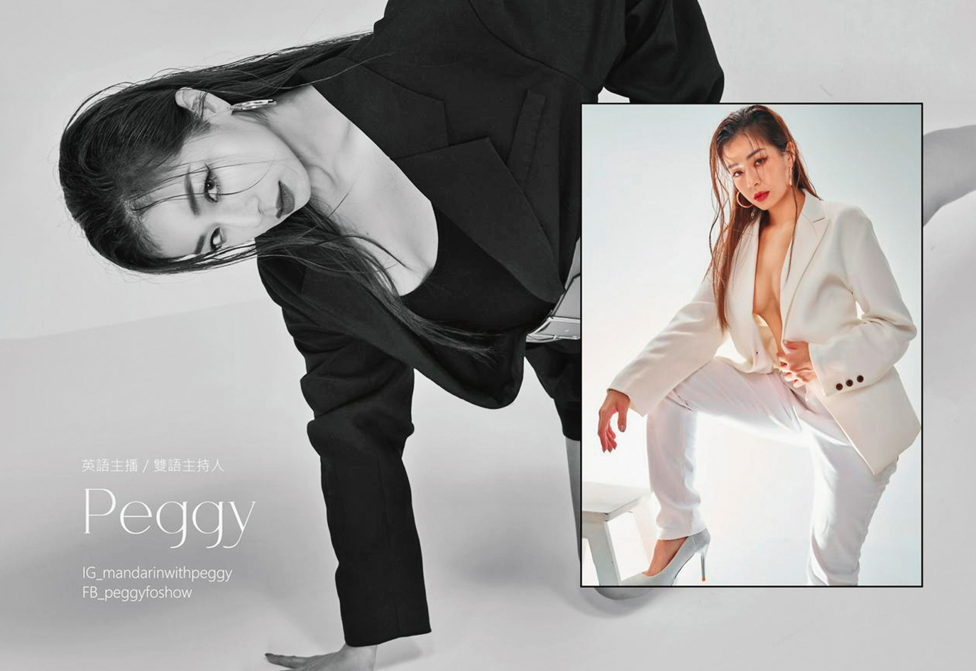 今年初,《小姐不熙娣》的班底一起拍攝年曆,Peggy Chen以性感打扮亮相,成功吸粉。(很可以影像事務所提供)