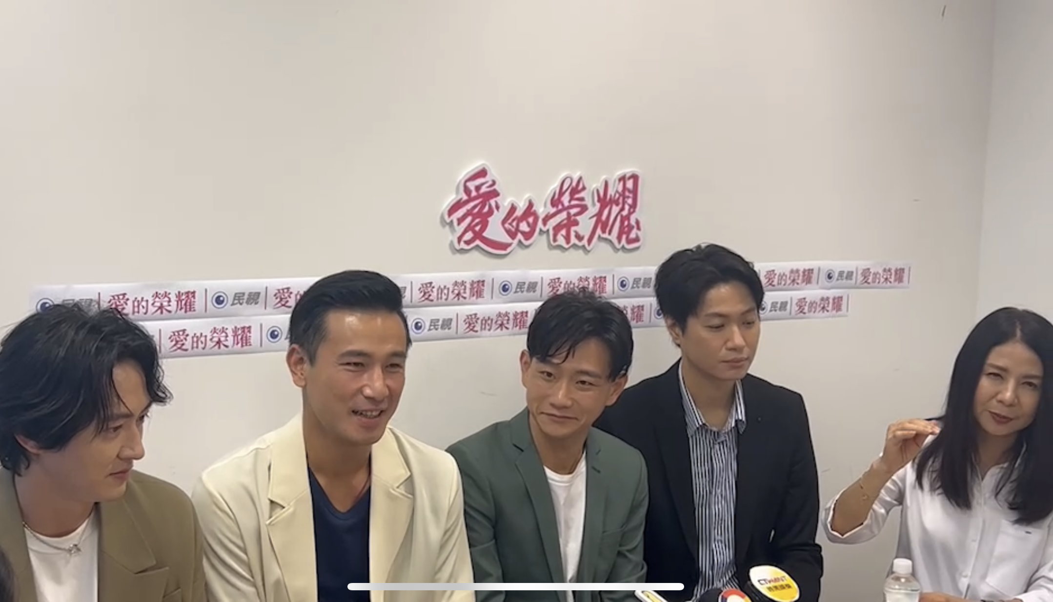 民視最新8點強檔《愛的榮耀》今開拍記者會。（民視提供）