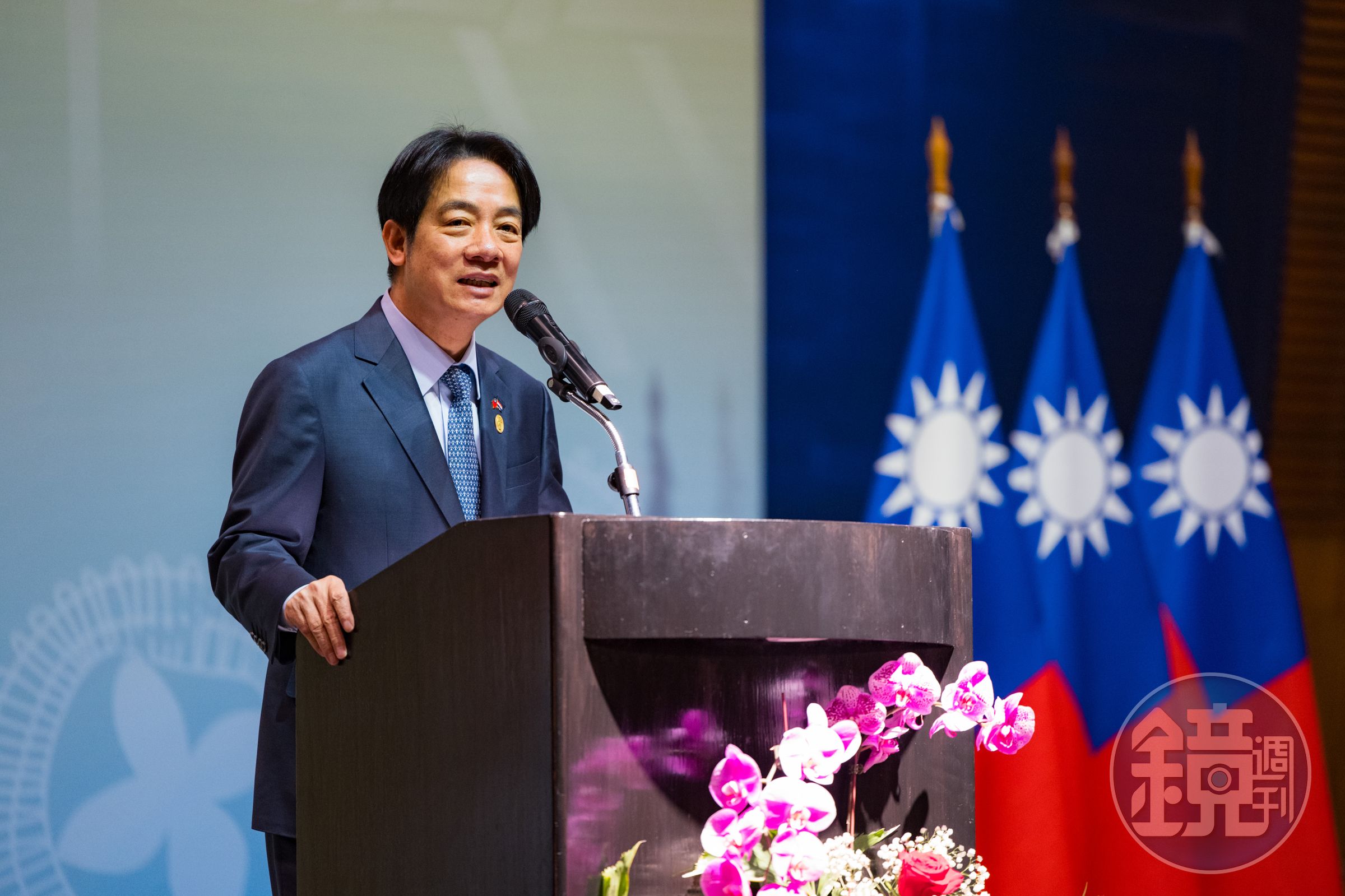副總統特使賴清德率團出席巴拉圭共和國新任總統貝尼亞就職典禮,今日出席歡迎晚宴。(總統府提供)