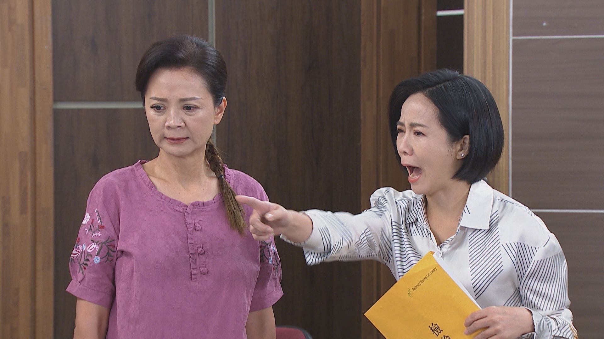 陳仙梅撻伐張家瑋行徑，坦言有帶私心在賞巴掌。（民視提供）