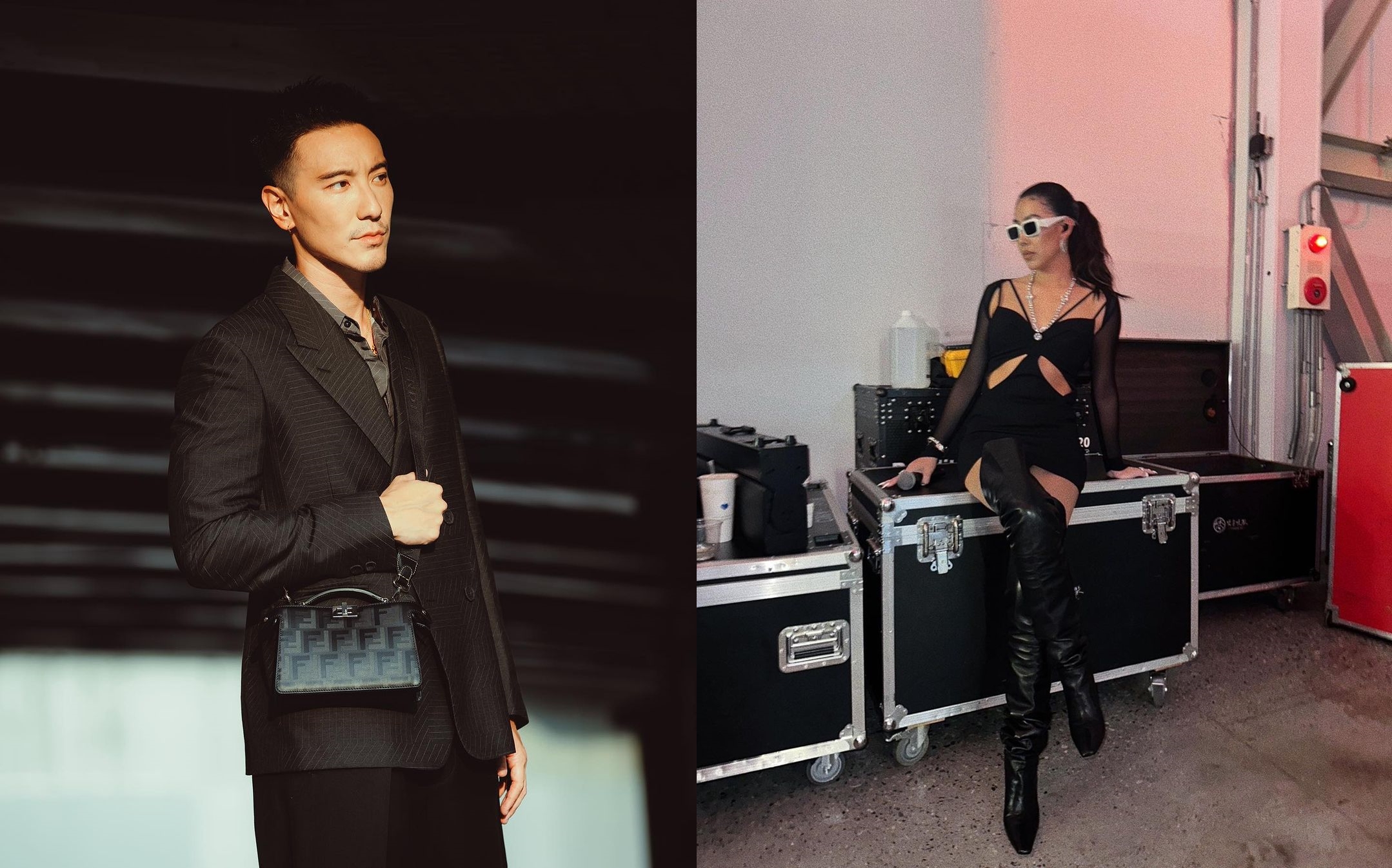 曾有「地表最閃夫妻」封號的王陽明、蔡詩芸夫妻2人近4個月沒互動被疑婚變，尤其蔡詩芸的發文引人有了負面聯想。（翻攝IG）