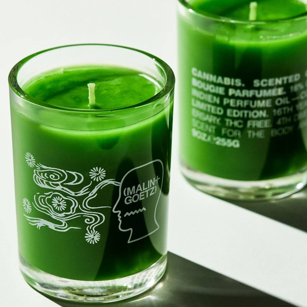 MALIN GOETZ x BRAIN DEAD大麻草香氛蠟燭。9oz/NT$2,480(10/10 APOTHECARY提供)