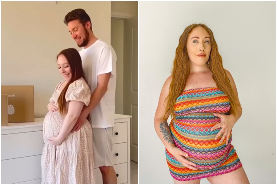 加拿大一名網紅媽媽香特兒,為了不要有月經讓自己懷孕的一番言論,引發輿論。(翻攝自chantelschnider IG)