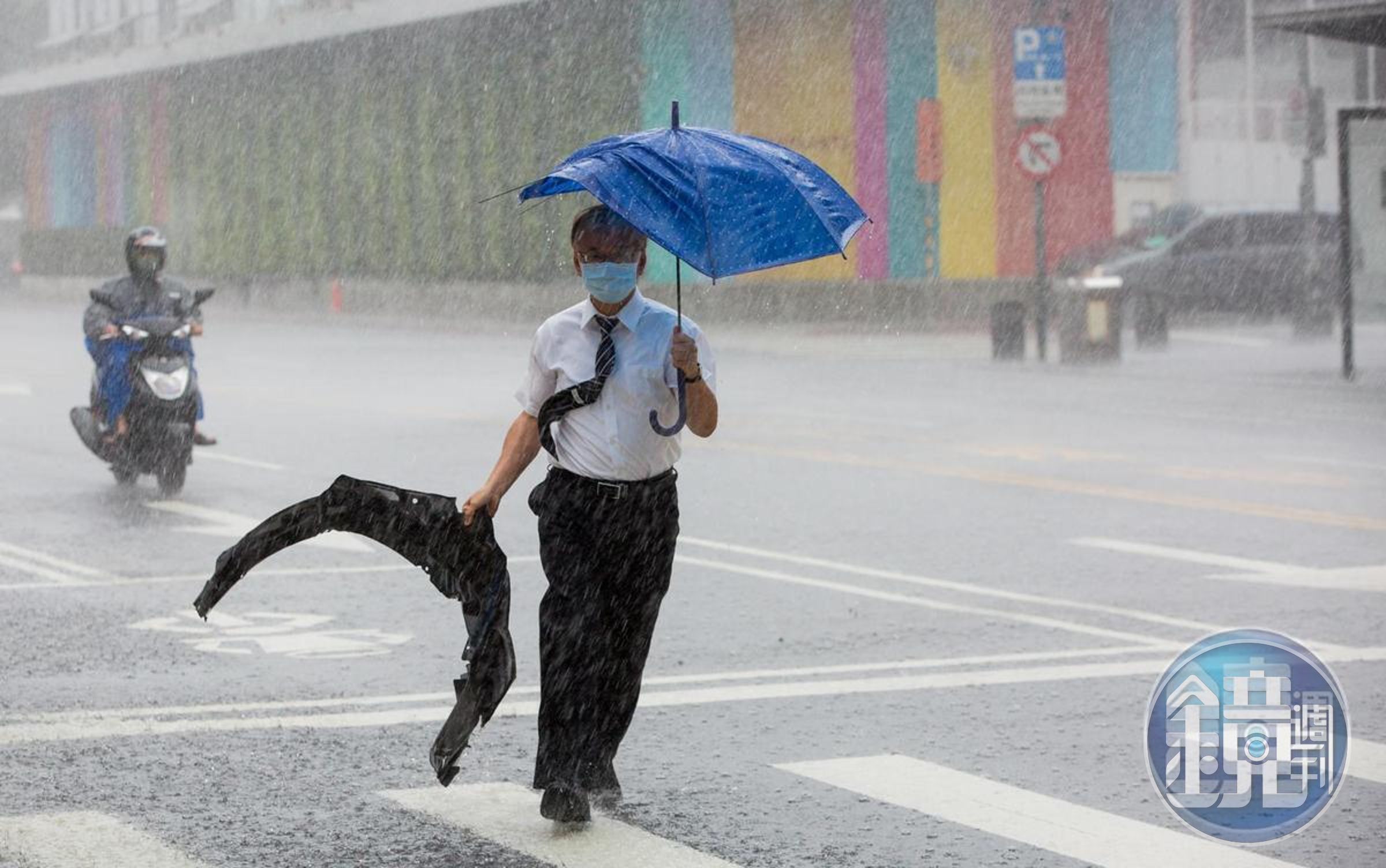 低壓帶影響，天氣不穩定，中南部地區有陣雨或雷雨。（示意圖，本刊資料照）