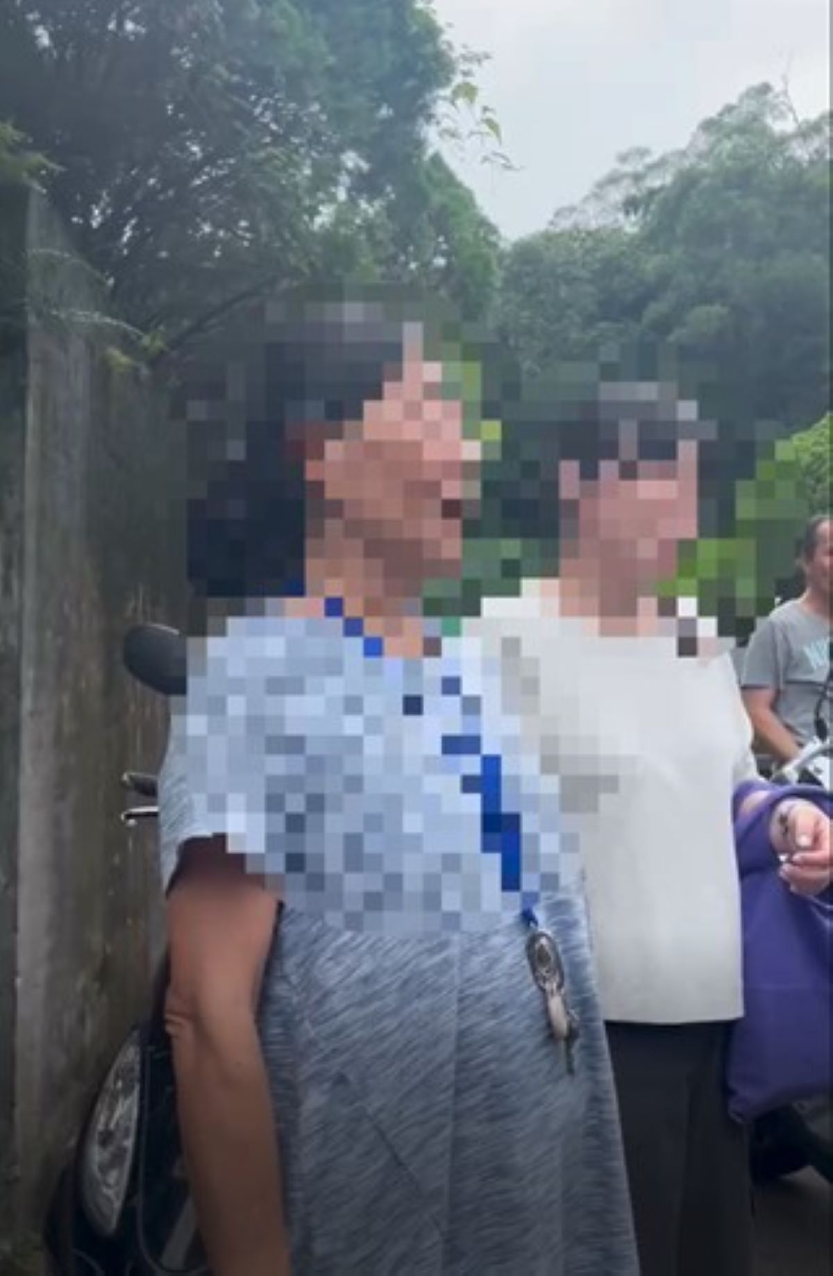 警方在距離3公里外順利找到人，讓侯姓婦人與母親團聚。（翻攝畫面）