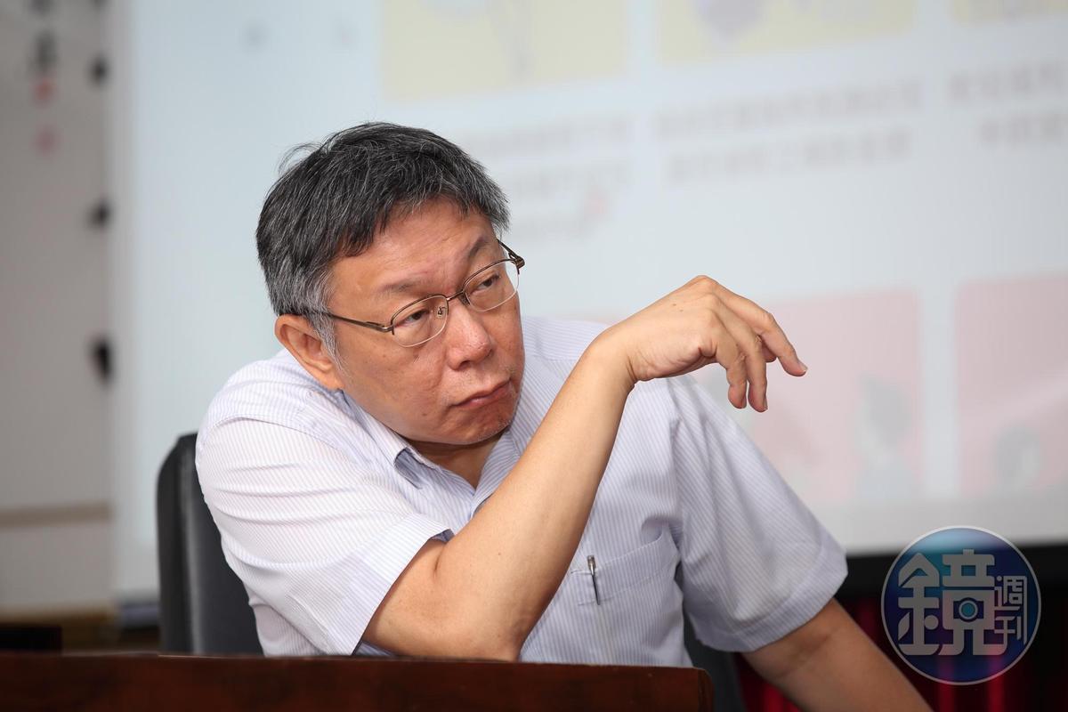 對於昨晚爆出的神祕錄音檔，聲音神似自己，柯文哲（圖）回應偽造太爛「這世界上惡劣的事太多了」。（本刊資料照）