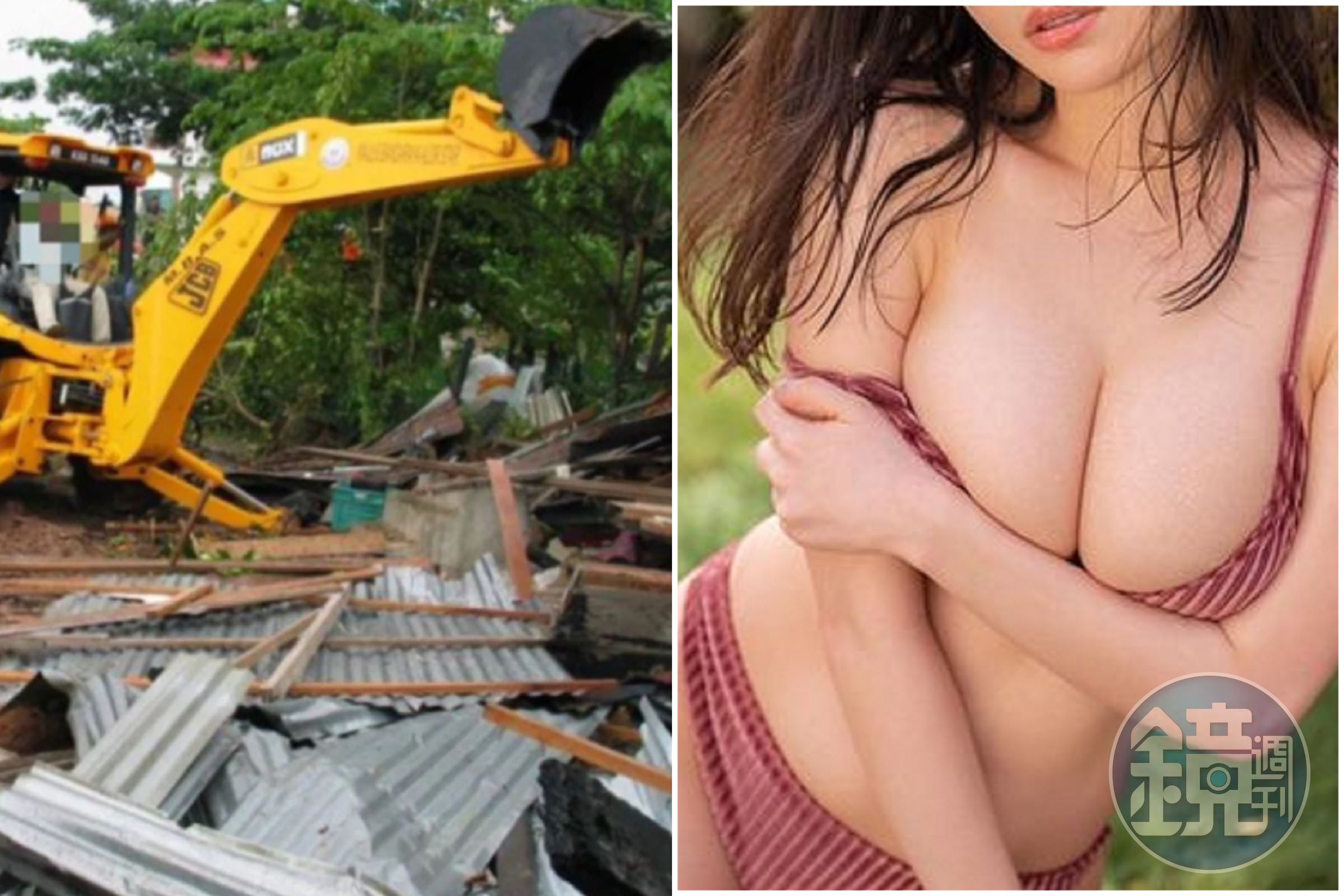 窮小子娶富家女「用完即丟」,出軌小三占地蓋房後離婚!正宮復仇太狂啦。(翻自《中國報》+示意圖)