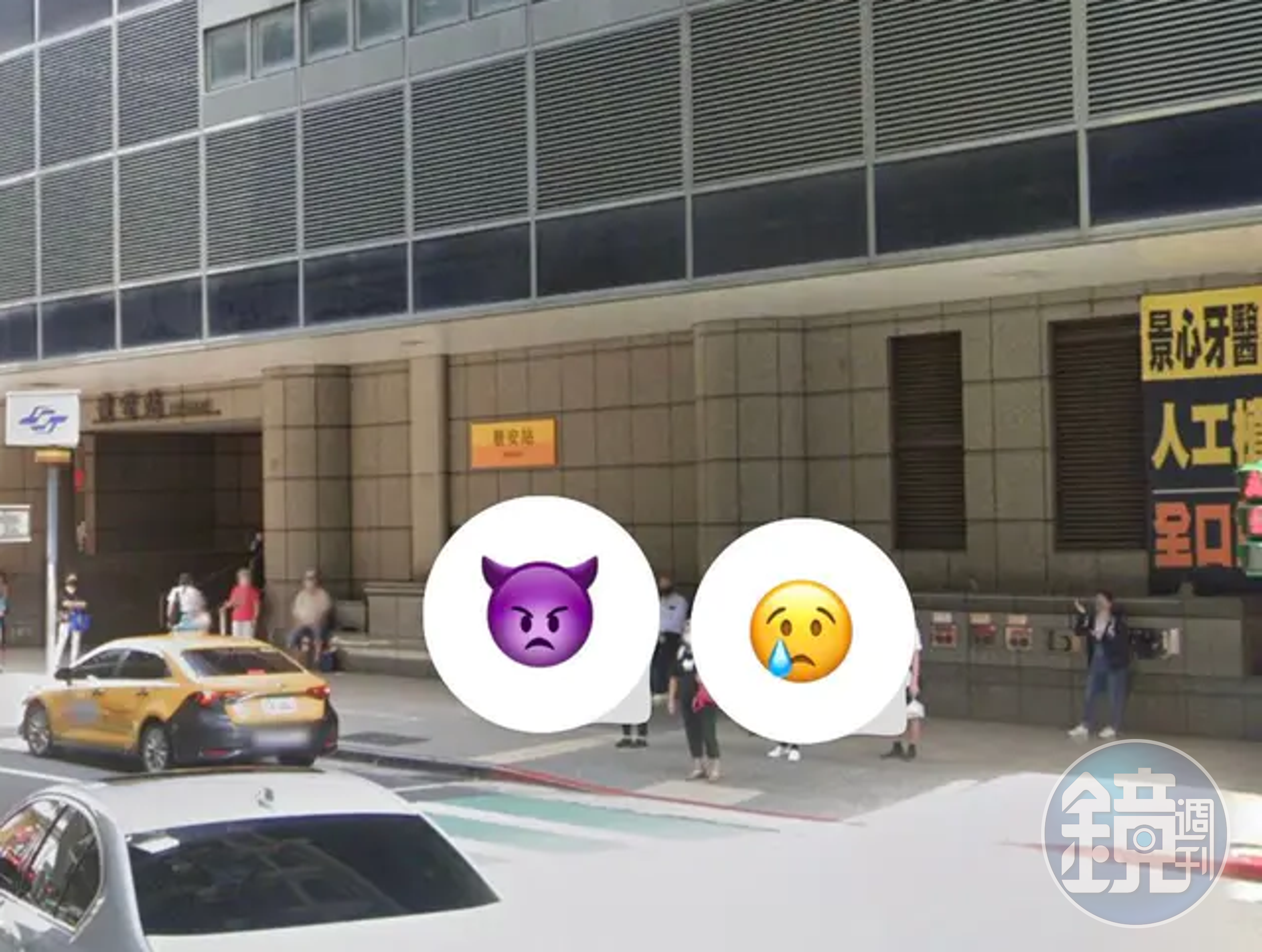 一名受害女子揭露，她昨日就在景安站出口附近遭到陌生女子攻擊。（翻攝自Dcard）
