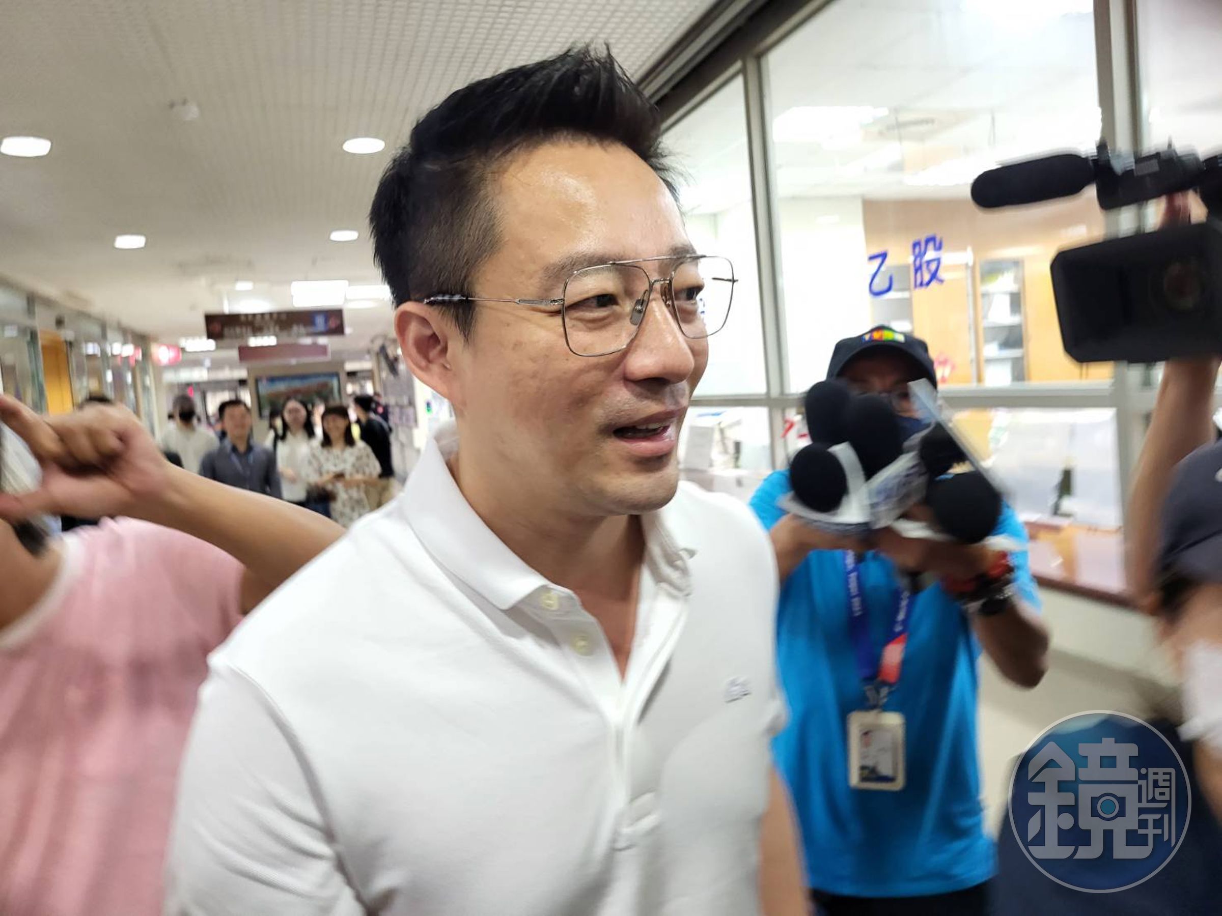 汪小菲現身北檢，對於案情不願多談。