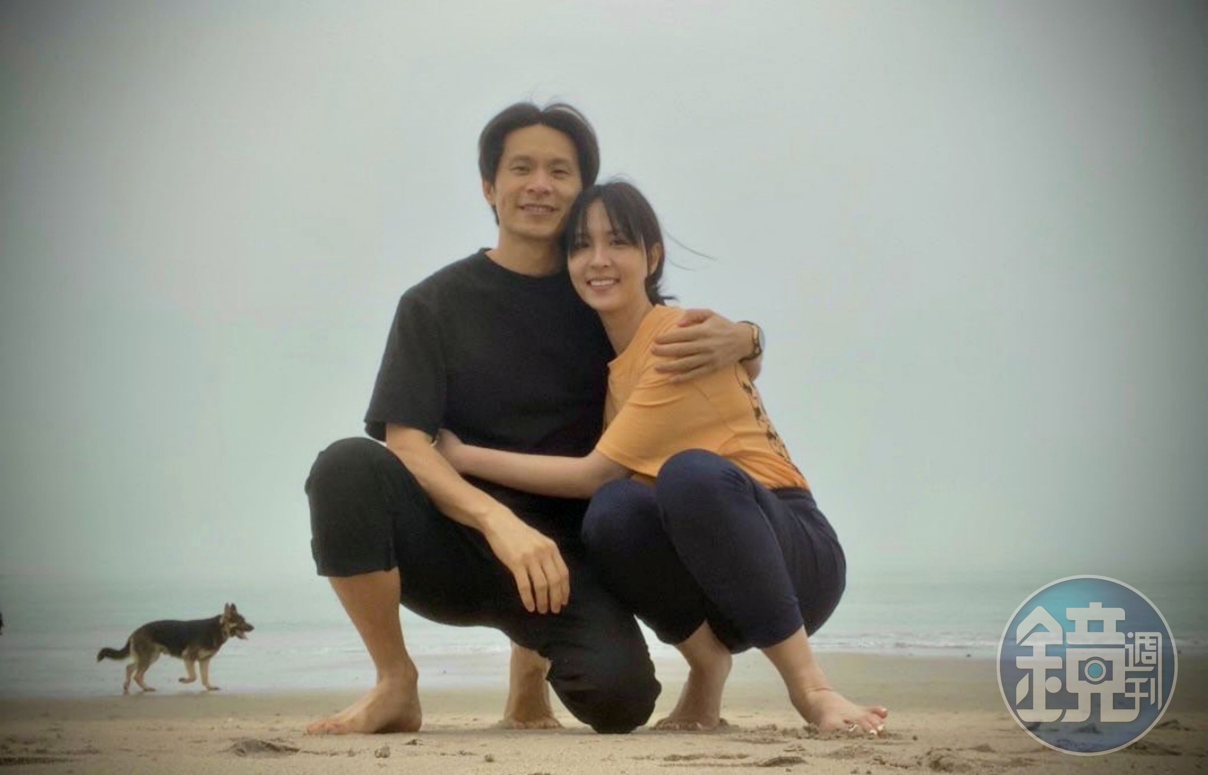 魏蔓和姚淳耀在《我的天堂城市》演夫妻，開拍前甚至先到海邊約會，培養默契。（滿滿額娛樂提供）