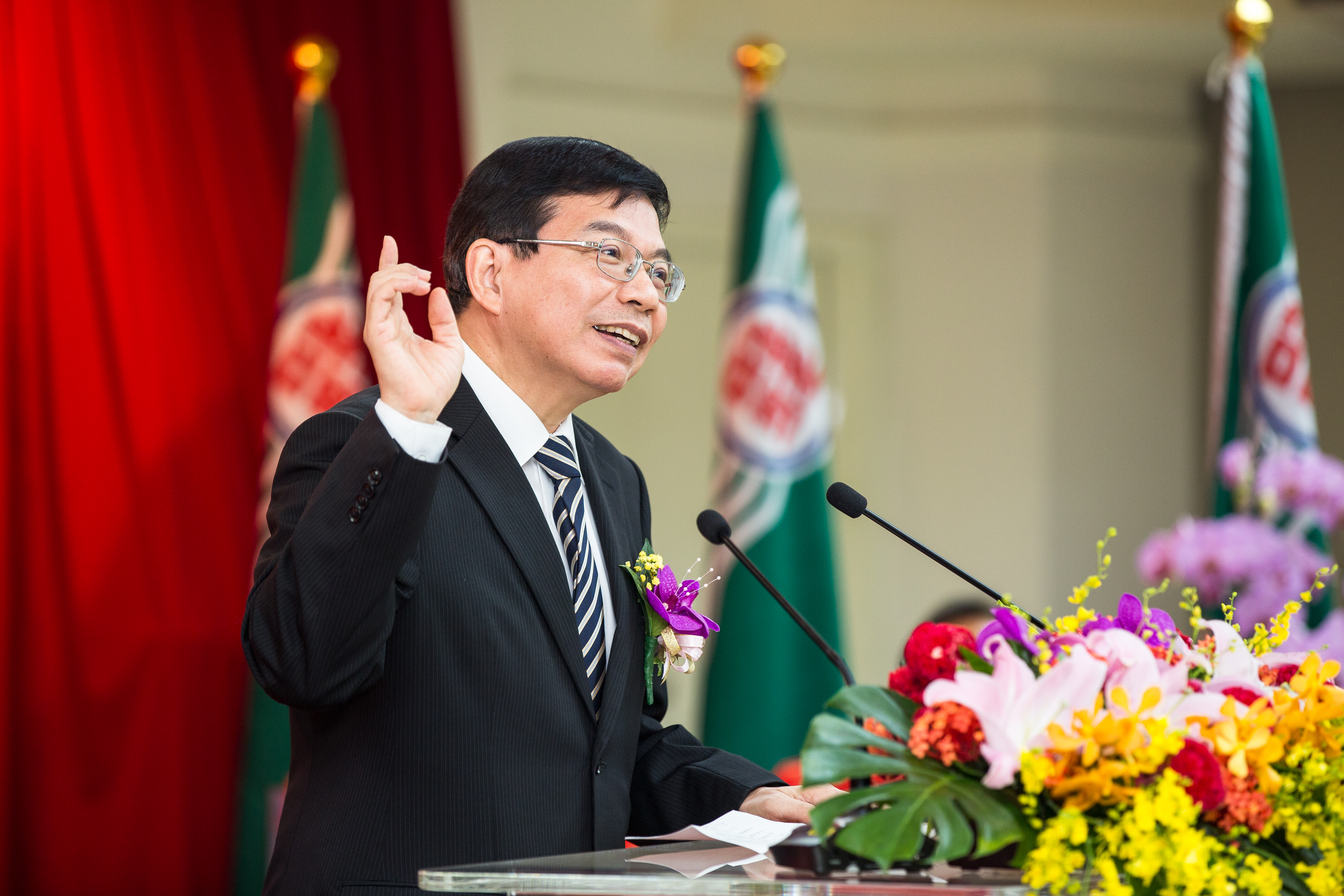 王國材今天向媒體說明第三地陸客來台開放進度。（本刊資料照）