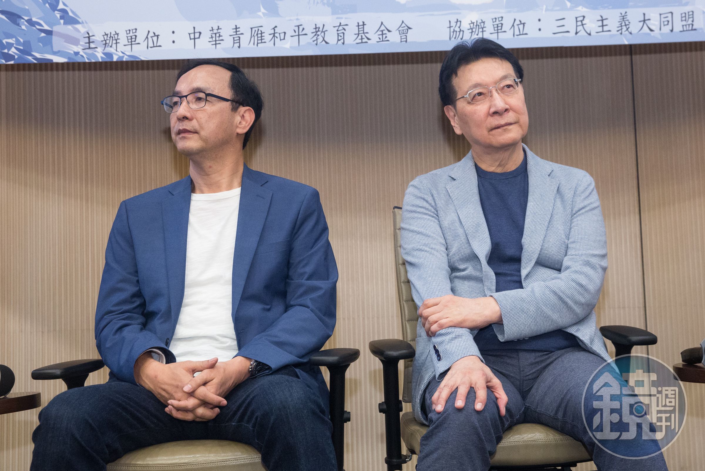 國民黨主席朱立倫14日帶頭聲援高虹安後,政治立場偏藍的政論節目《少康戰情室》收視率竟意外下滑不少。(本刊資料照)