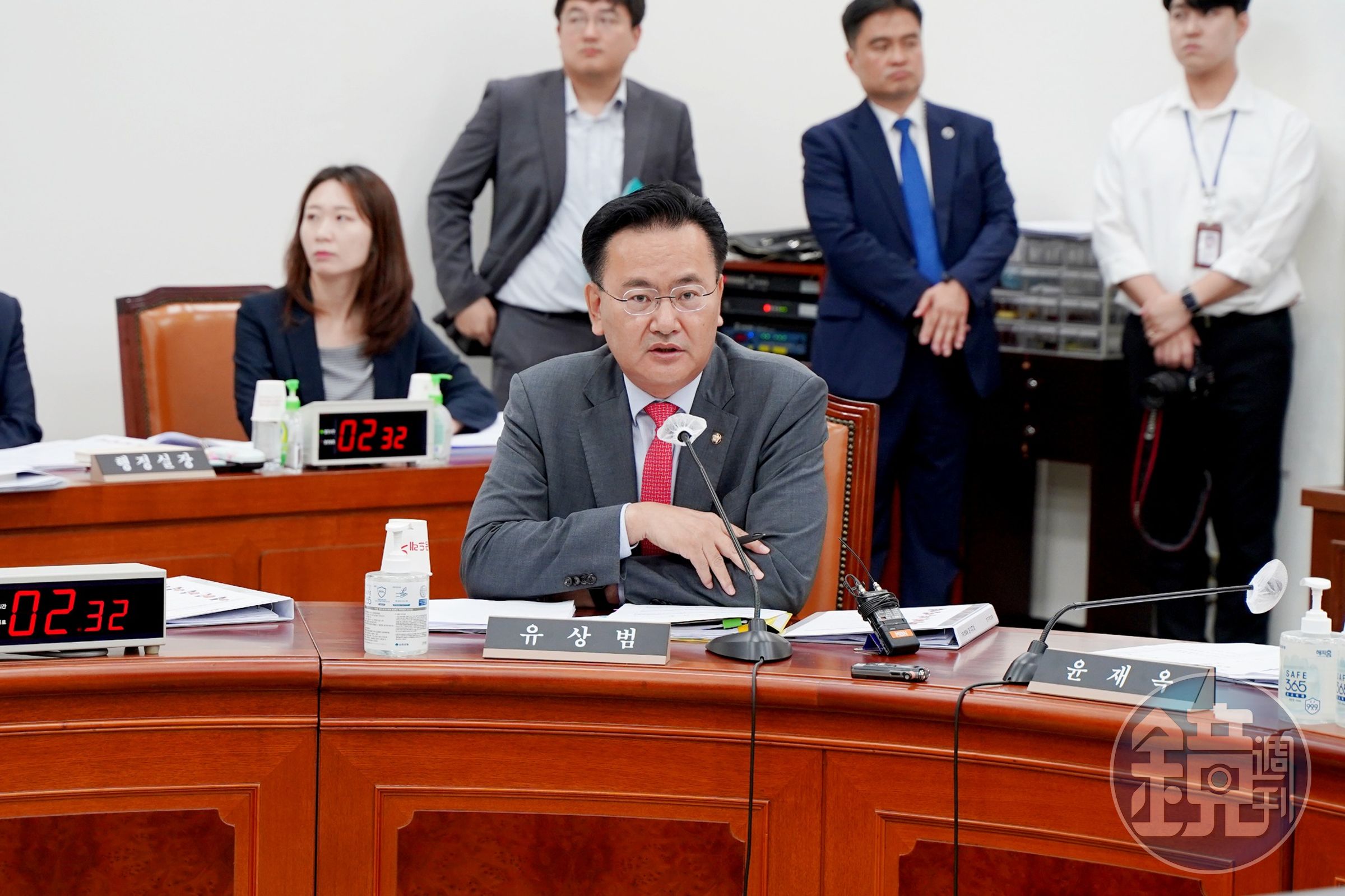 南韓議員劉相凡（圖）轉述國情院說詞，稱有跡象顯示北韓準備發射洲際彈道飛彈。（翻攝自臉書＠유상범）