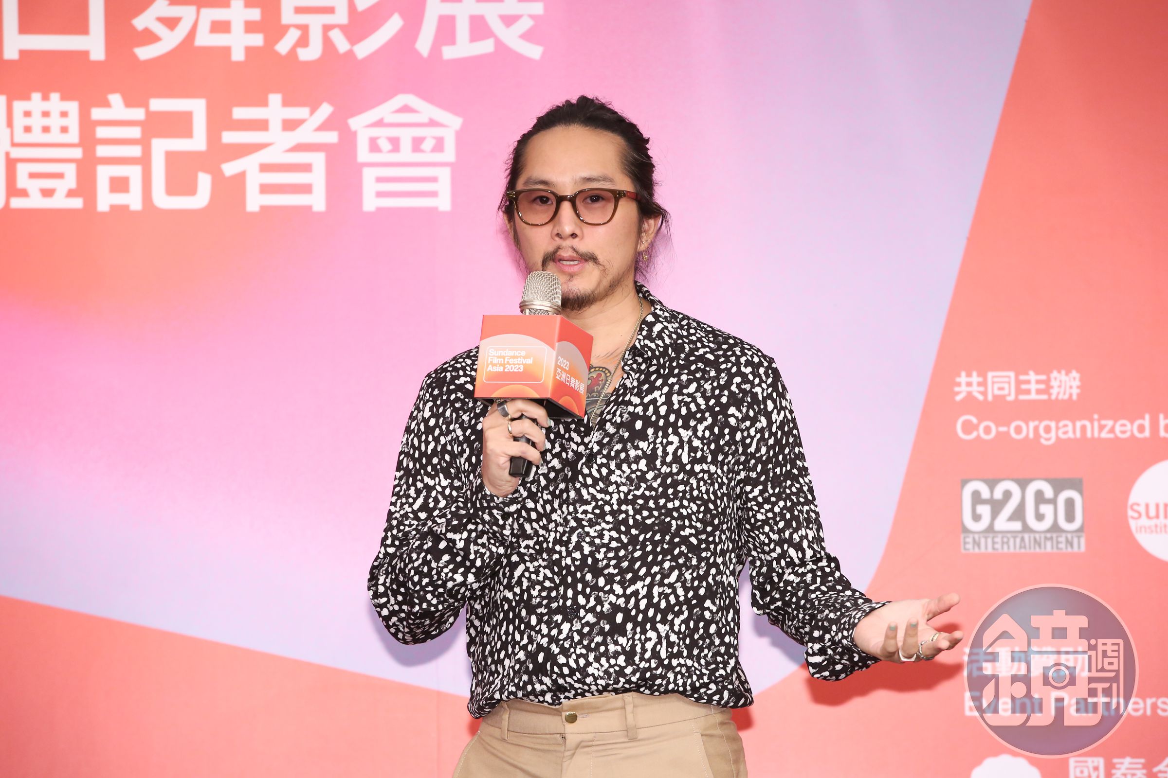 曾是演員，如今轉為導演的韓裔影人全知泰帶著自己的作品《加摩賈亞》來到台北。