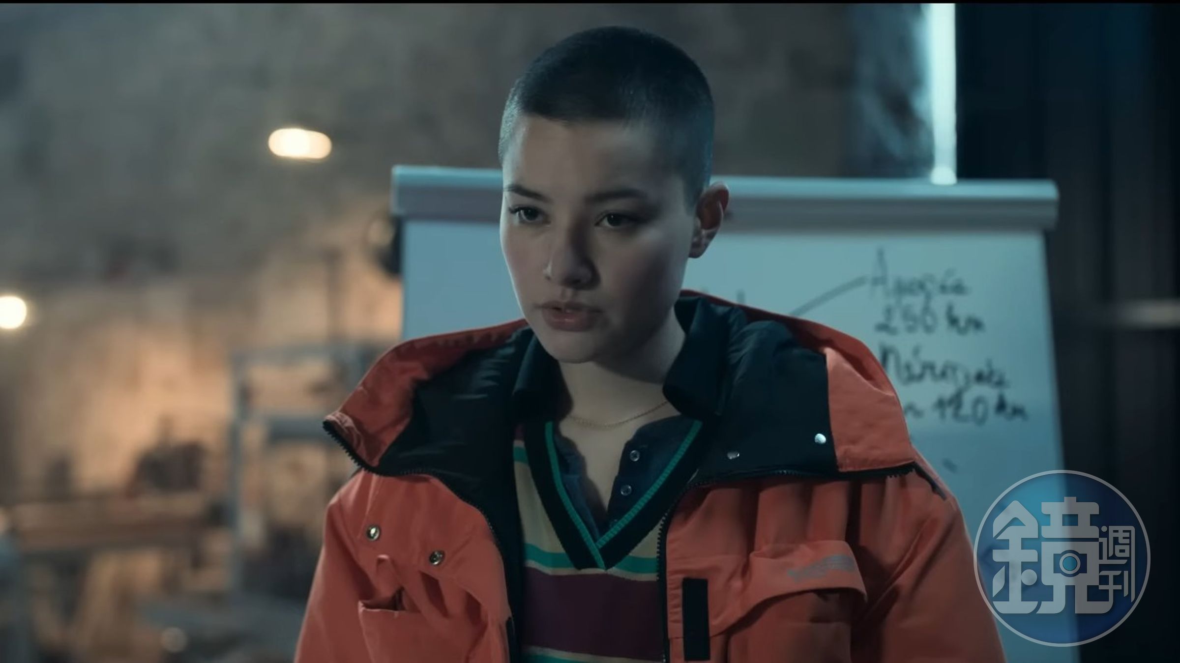 法日混血女星魯亞由美年僅22歲，被相中飾演本片的天才數學家，帥氣平頭造型令人眼前一亮。（佳映提供）
