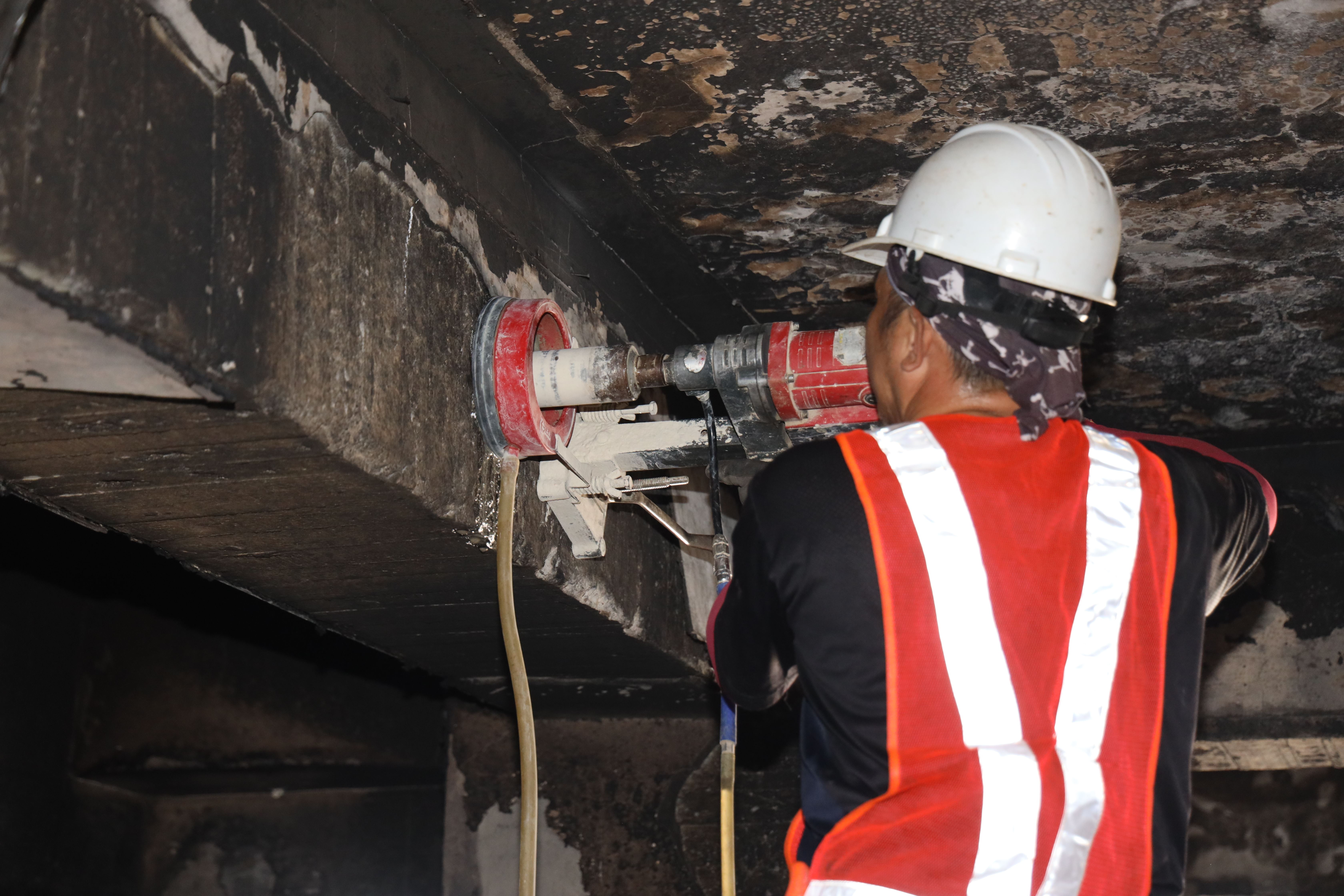 624竹北氣爆建築物結構安全鑑定報告出爐，評估認為受創大樓安全無虞。（新竹縣政府提供）