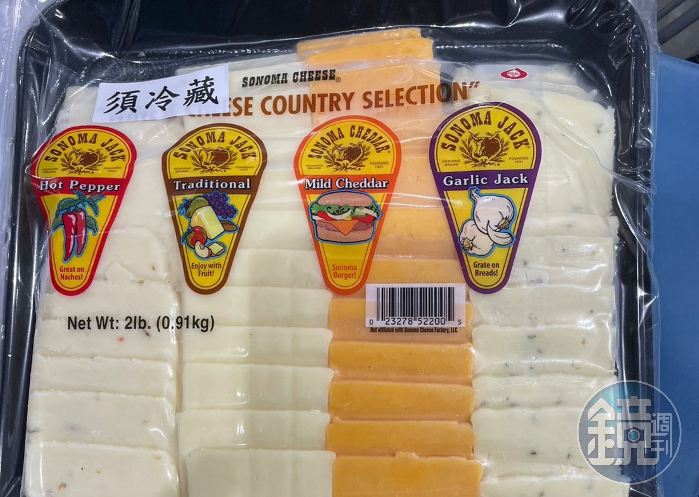 食藥署公布好市多「Sonoma精選乾酪綜合包」驗出致癌農藥環氧乙烷，已售出94包。（食藥署提供）