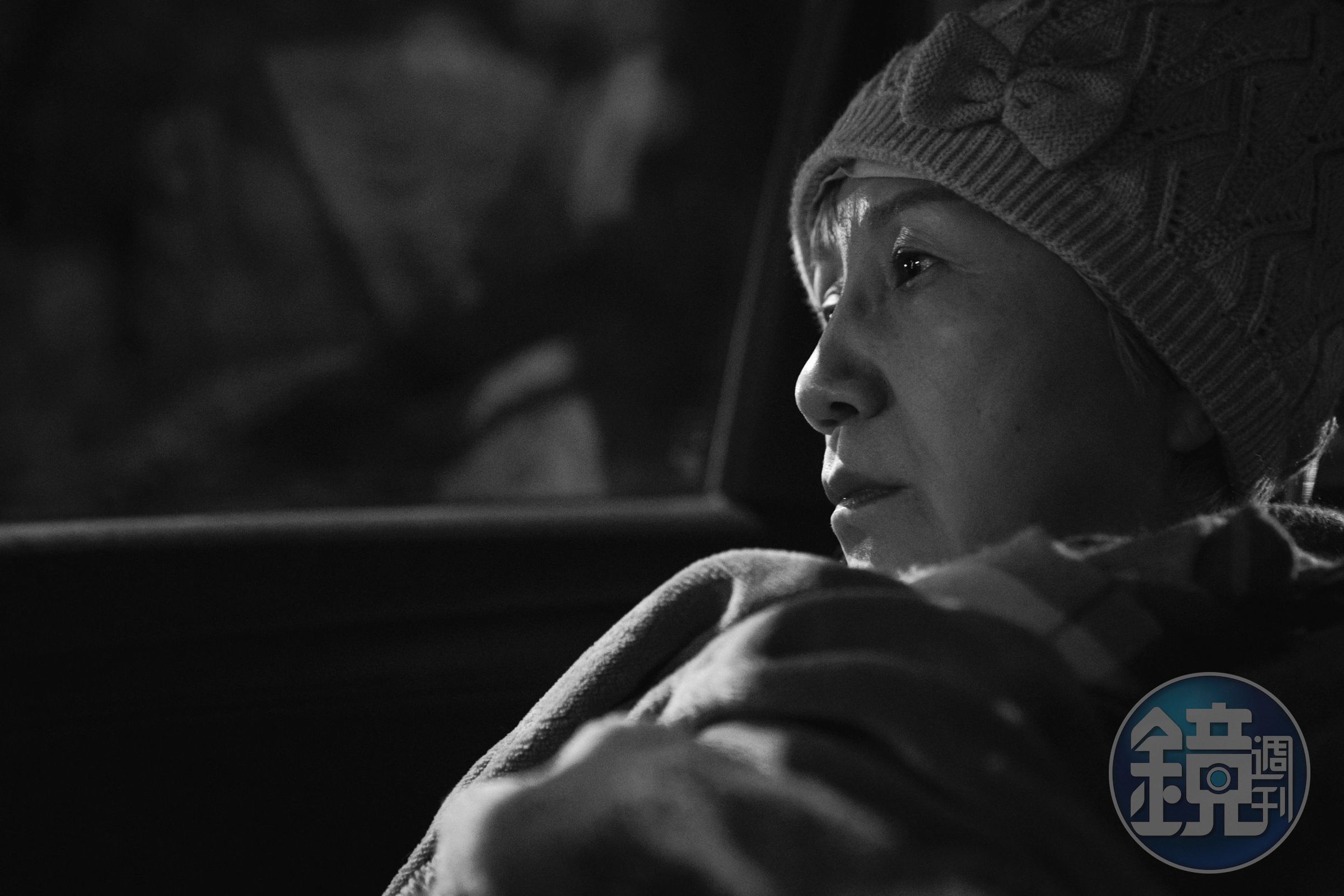 陸弈靜在公視新創短片《念你如昔》演出靈魂人物「失智母親」一角，以精湛演技完美詮釋出「人的記憶很脆弱，但情感不是」的內心惆悵。（公視提供）