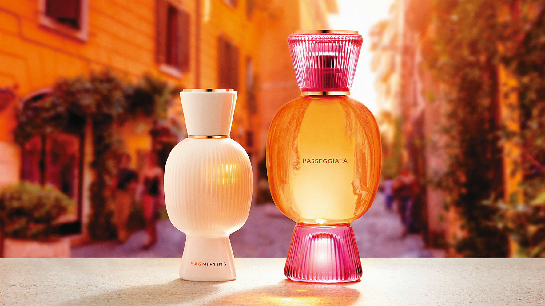 Passeggiata日不落漫享淡香精 NT$8,975/100ml、NT$6,125/50ml (寶格麗提供)