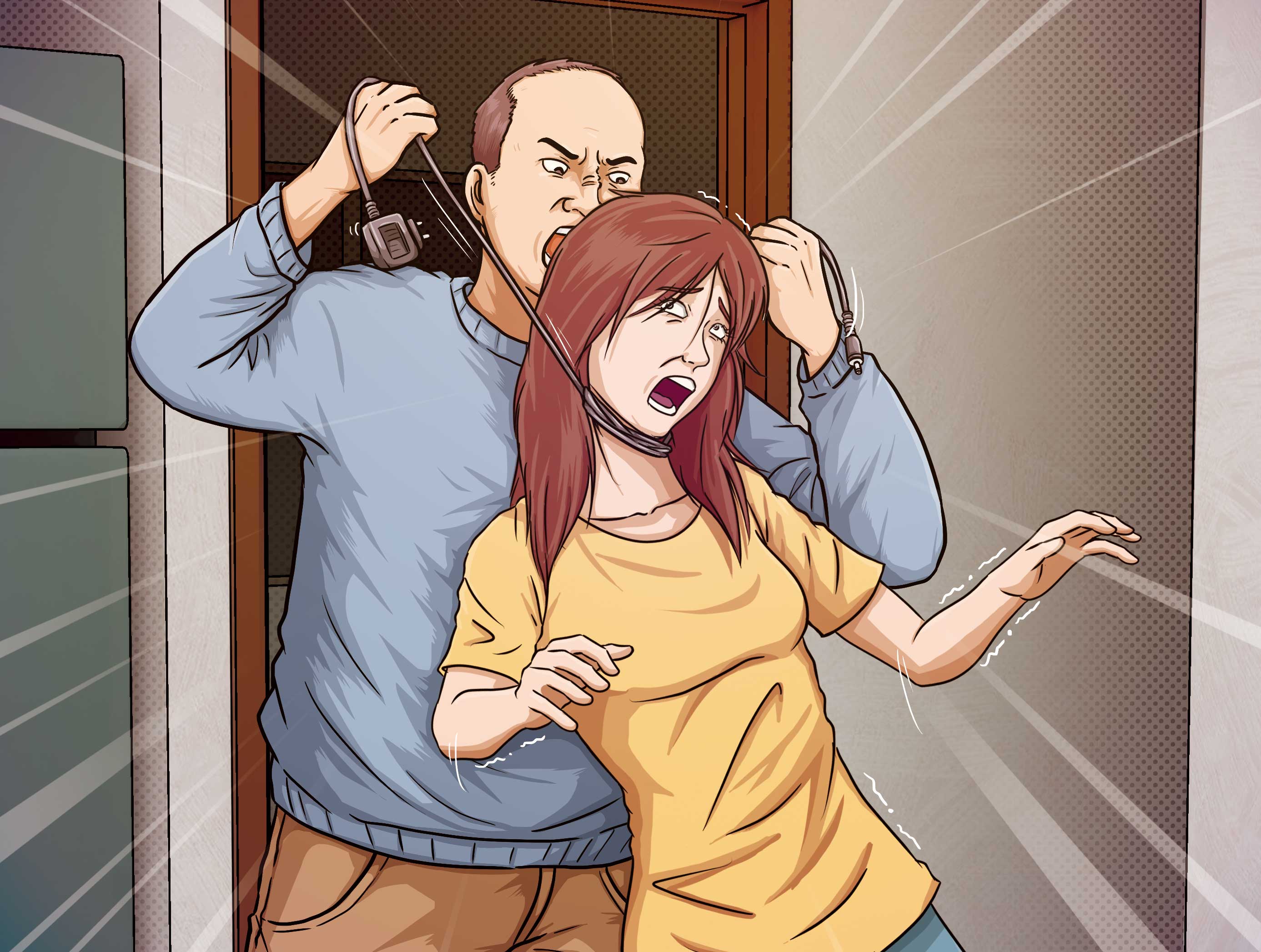 利姓男子在談分手的過程中,用手機充電線勒斃李姓女友。