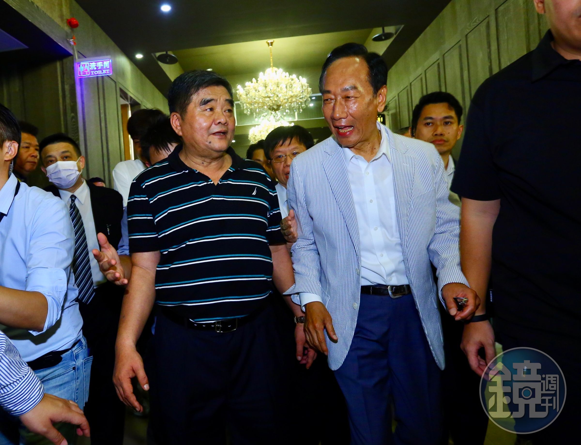 張榮味昨出席郭台銘的主流民意大聯盟造勢活動,呼籲雲林鄉親支持郭台銘。