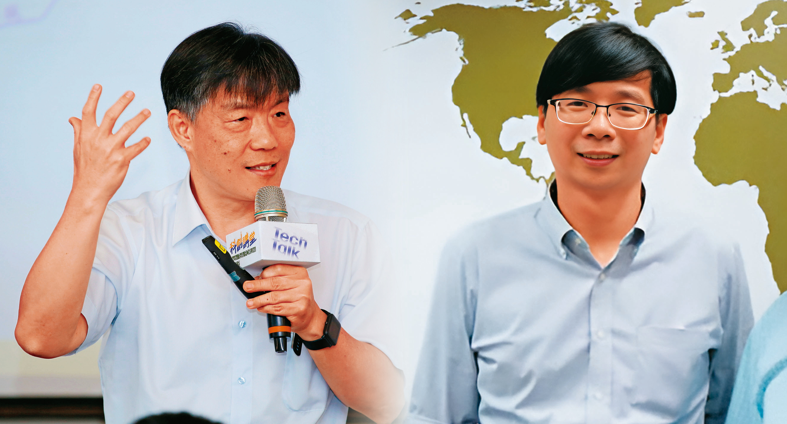  成大教授楊宏澤（左，翻攝科技大觀園網站）涉嫌將業者的專利技術，當成自己的研究成果。成大副教授李訓谷（右，翻攝成大能源科技與策略研究中心官網）遭控藉檢測產品之便，剽竊業者的專利。