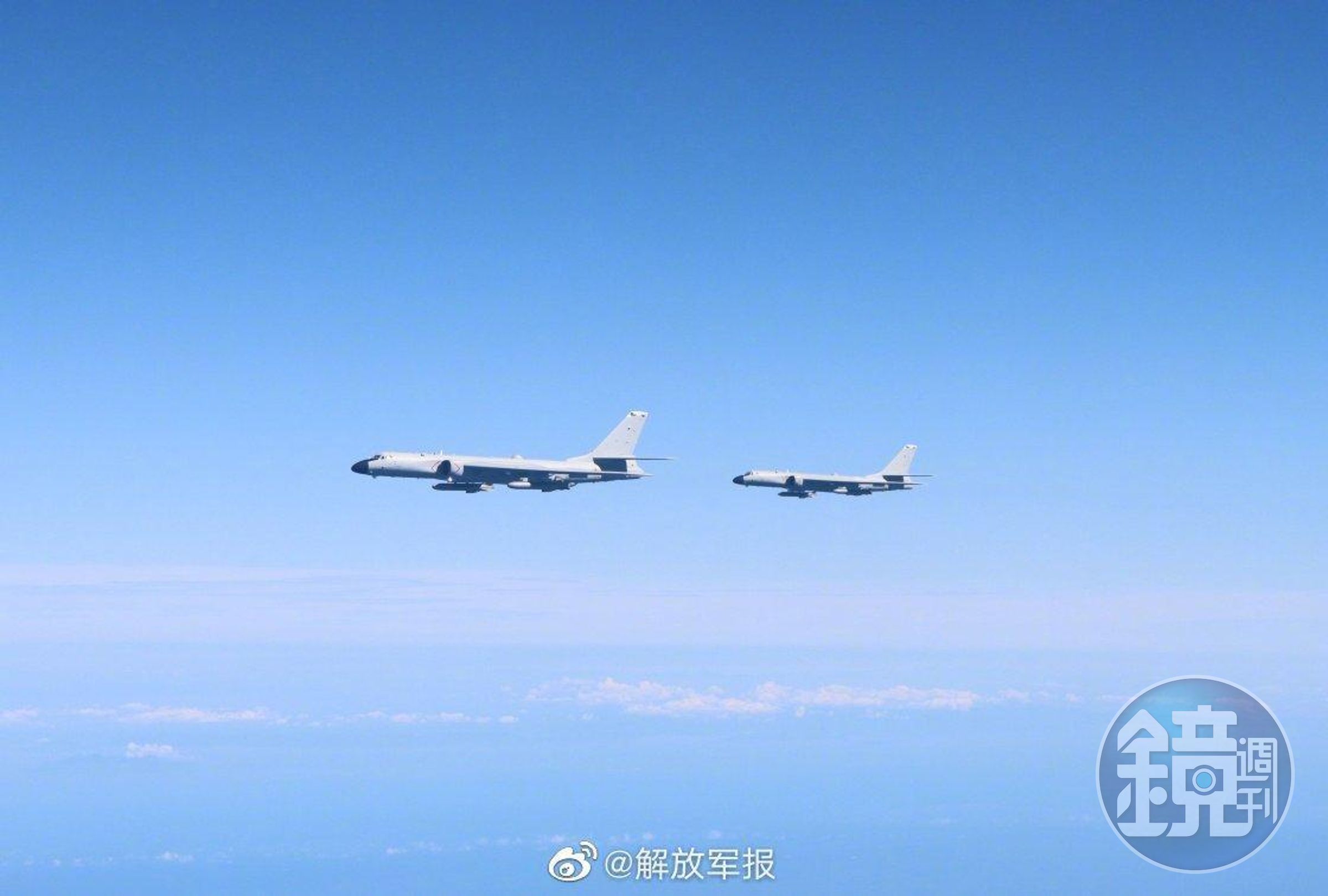 中共解放軍宣布在台周邊軍演。(翻攝解放軍報微博)