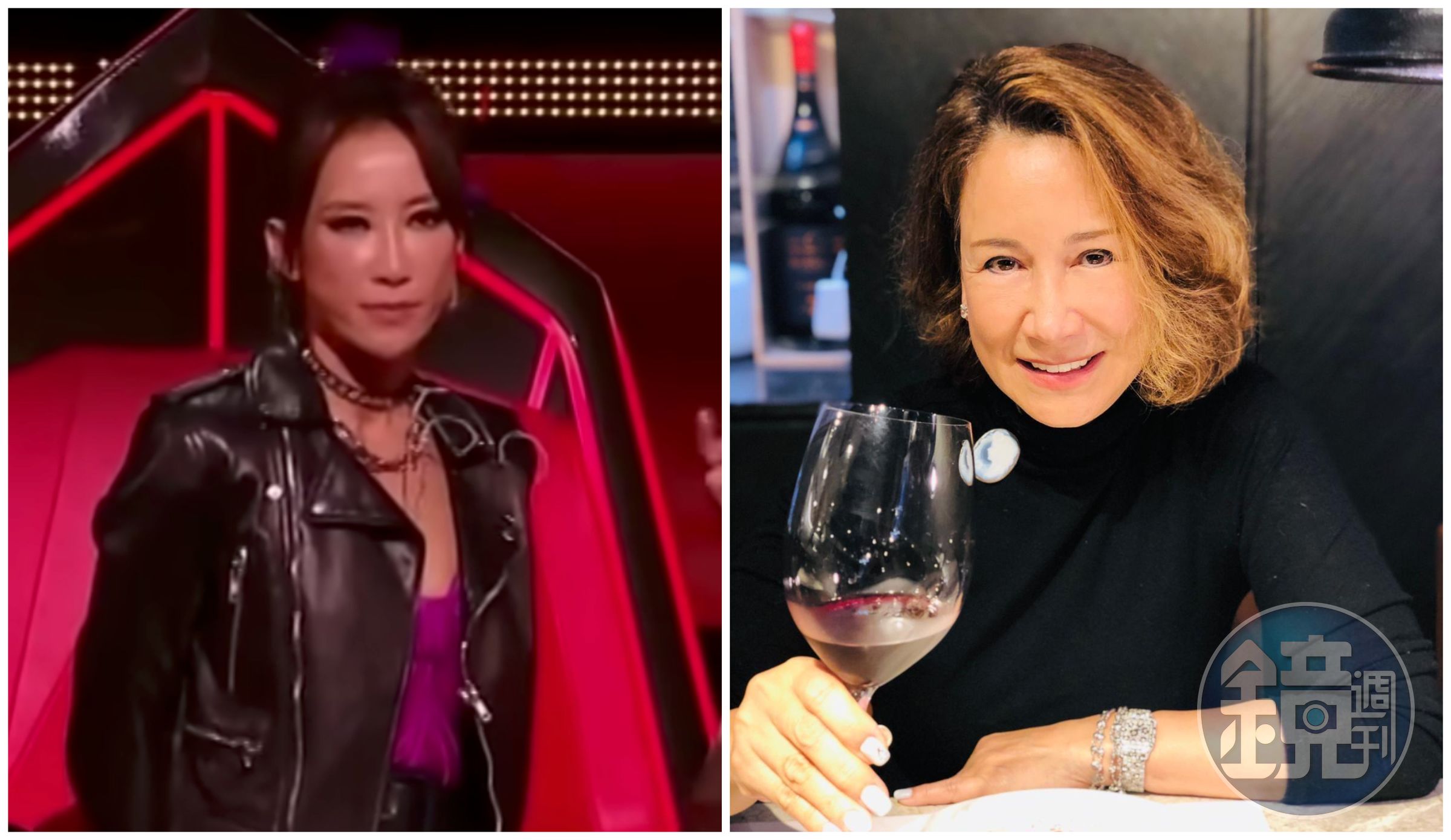 甄妮（右圖）心疼李玟（左圖）在《中國好聲音》遭節目組羞辱。（翻攝珍妮臉書、微博畫面）