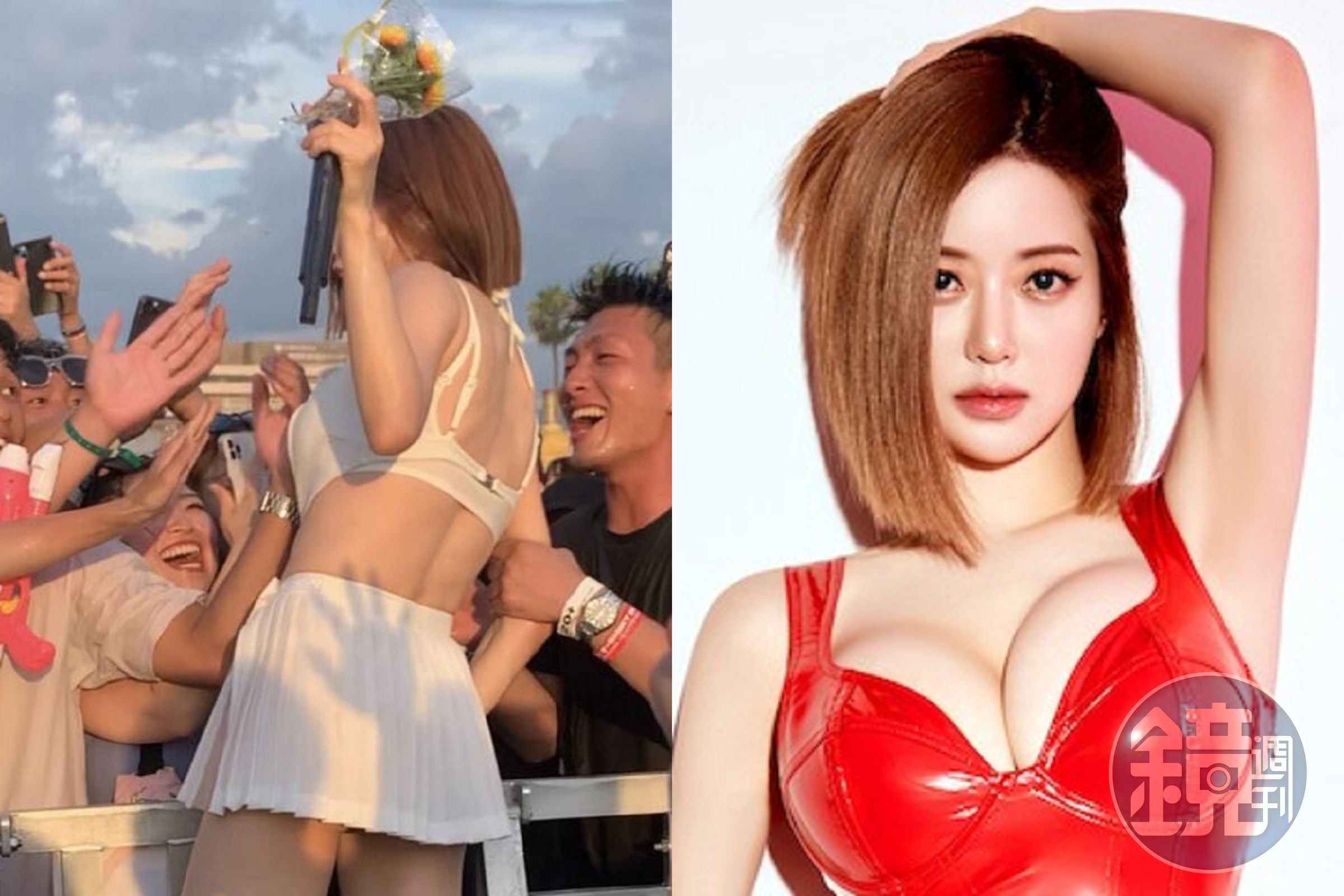 癡漢慘了！性感DJ SODA在日本慘遭集體襲胸，主辦單位正式報警提告。（翻自推特）