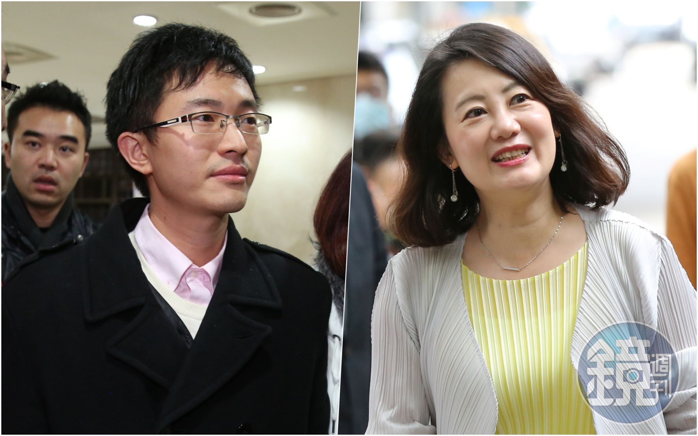 侯漢廷宣布參選士北立委，吳思瑤表示尊重並祝福。（本刊資料照）