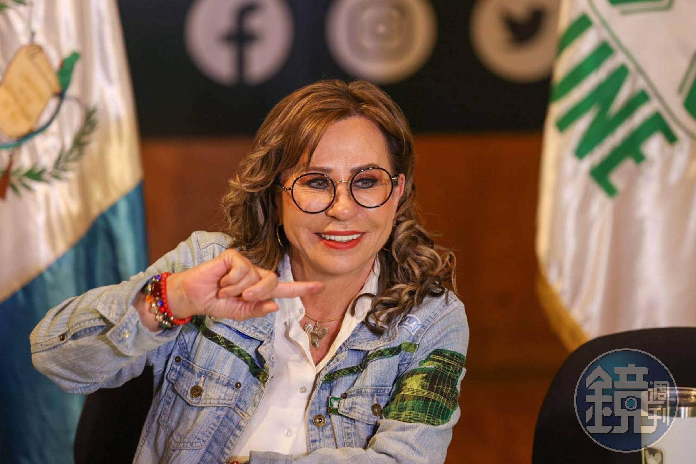 瓜地馬拉前第一夫人托雷斯最終不敵阿雷瓦洛，無緣總統大位。（翻攝自Sandra Torres臉書）