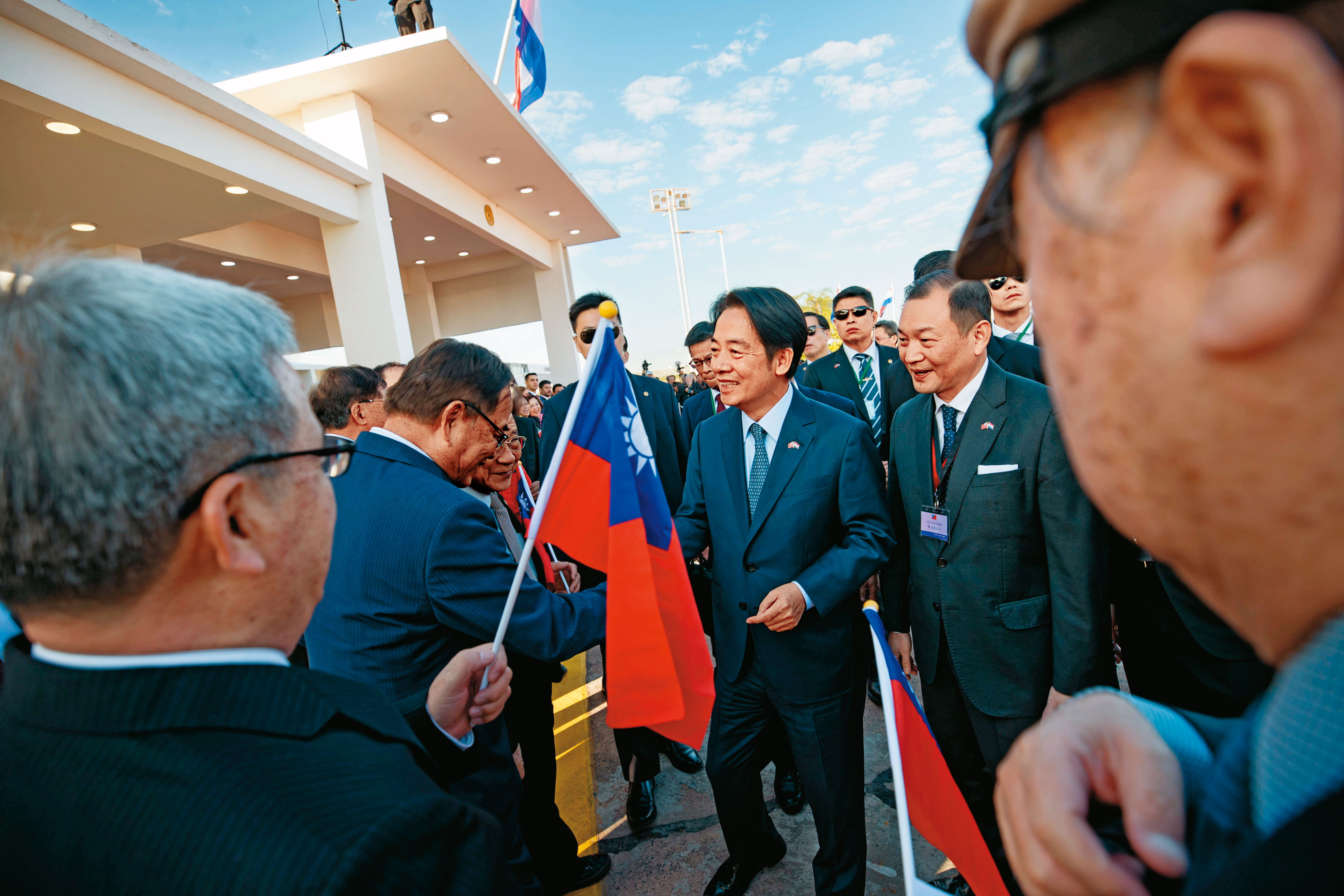 賴清德近日出訪時說，台灣是名為中華民國的主權國家，這回答頗見機智，很有點黑色幽默。（翻攝總統府flickr）