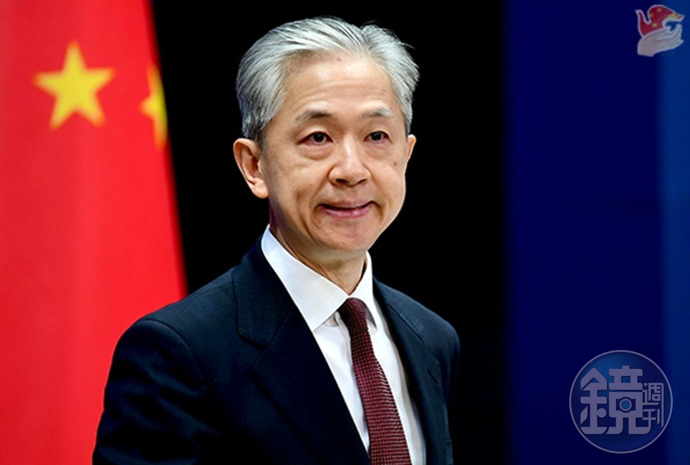 對於賴清德在專訪指出「中華民國是主權國家，沒有再宣布獨立的必要」，汪文斌（圖）表示該言論是謊言、挑釁。（翻攝自中國外交部網站）