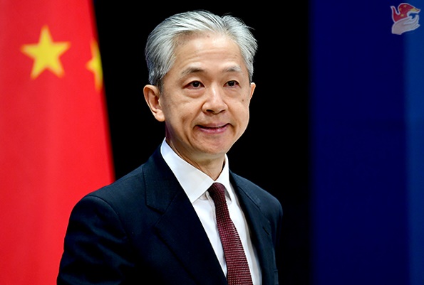 對於賴清德在專訪指出「中華民國是主權國家，沒有再宣布獨立的必要」，汪文斌（圖）表示該言論是謊言、挑釁。（翻攝自中國外交部網站）