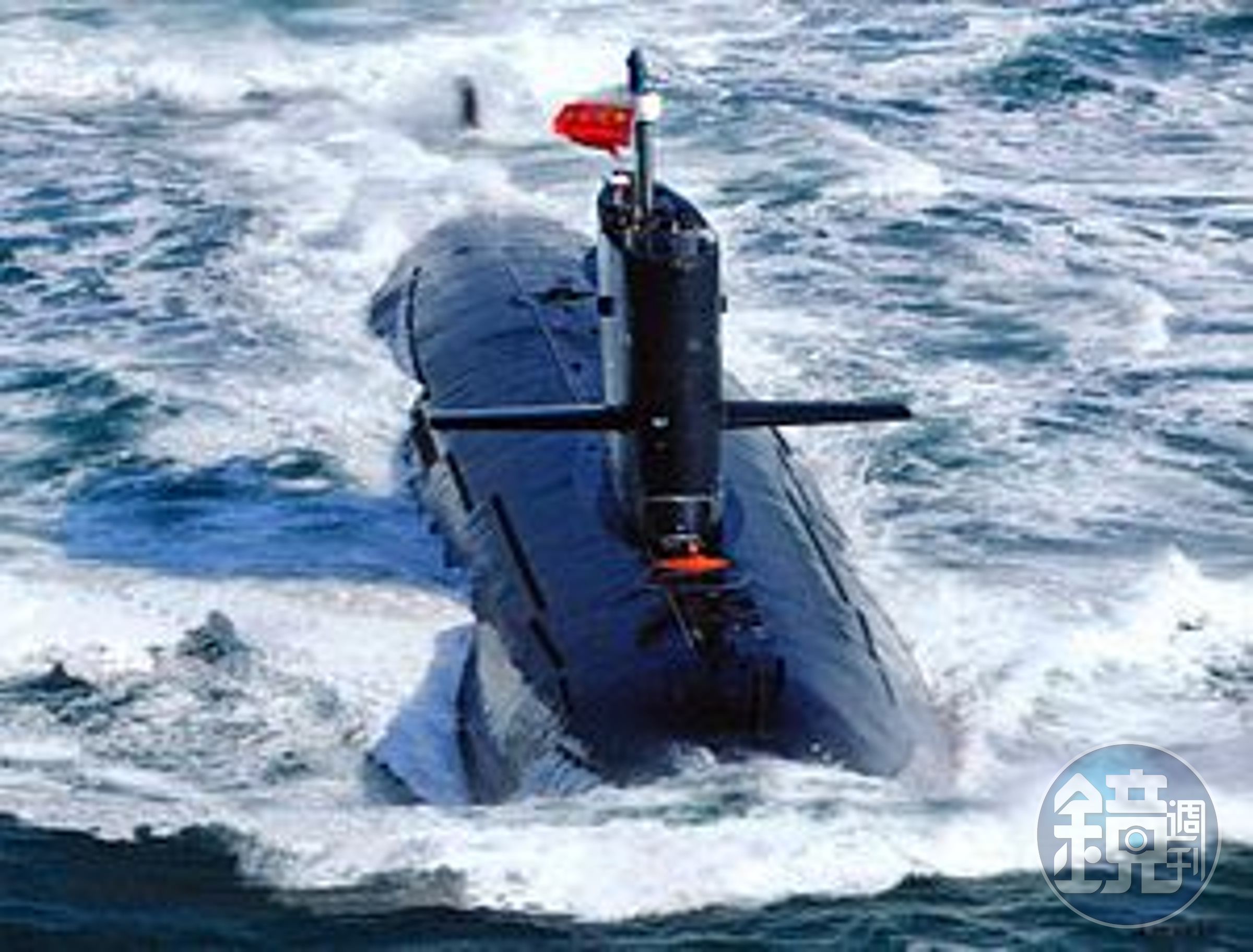 網傳中國核潛艦在台海出事，官兵全罹難？國防部：無消息證實。（翻自推特）
