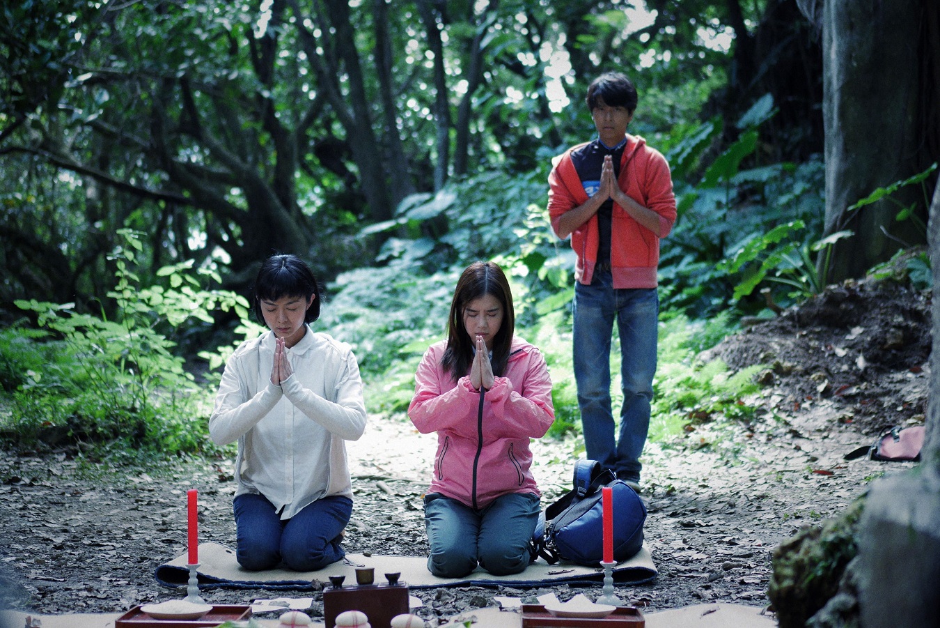 台日合製的《無邊界島嶼》由台灣甜美女星李佳穎(中)主演。(桃園電影節提供)