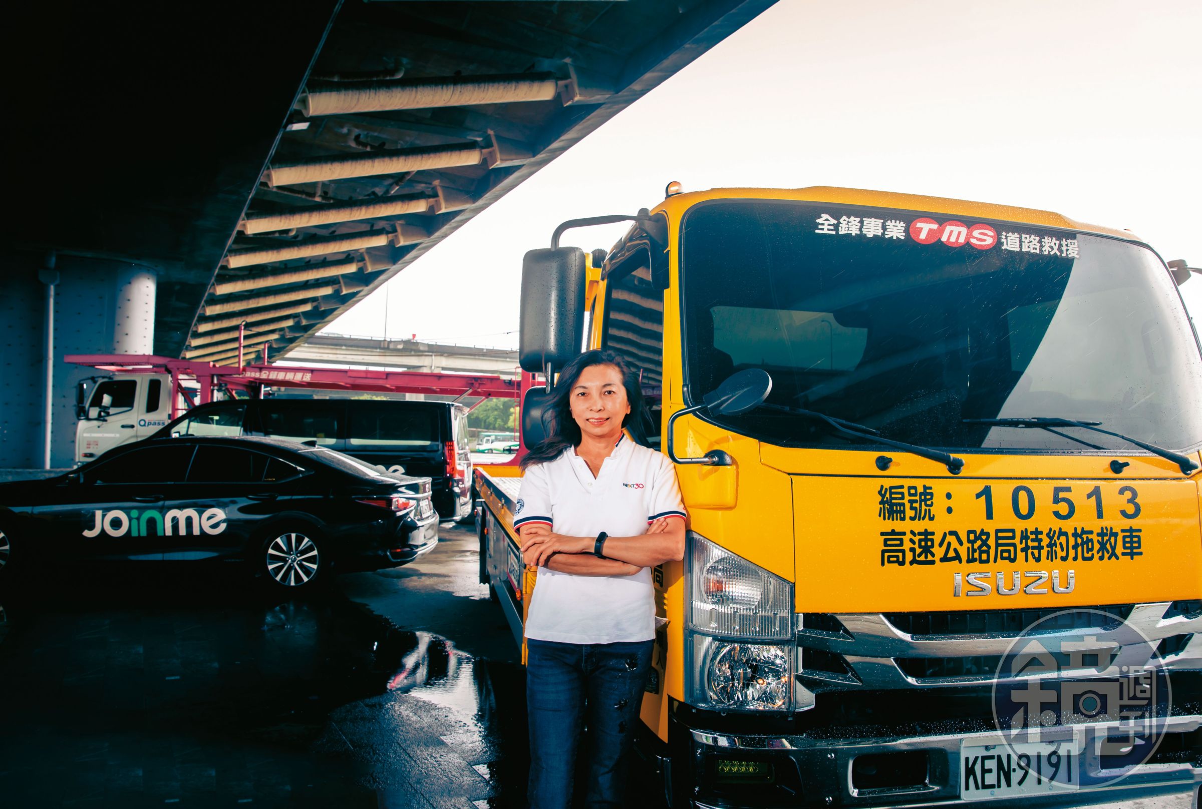 全鋒總經理于蓓蒂是車業斜槓女王，除了龍頭地位的道路救援外，還有13個事業群，2022年營業額已破60億元。