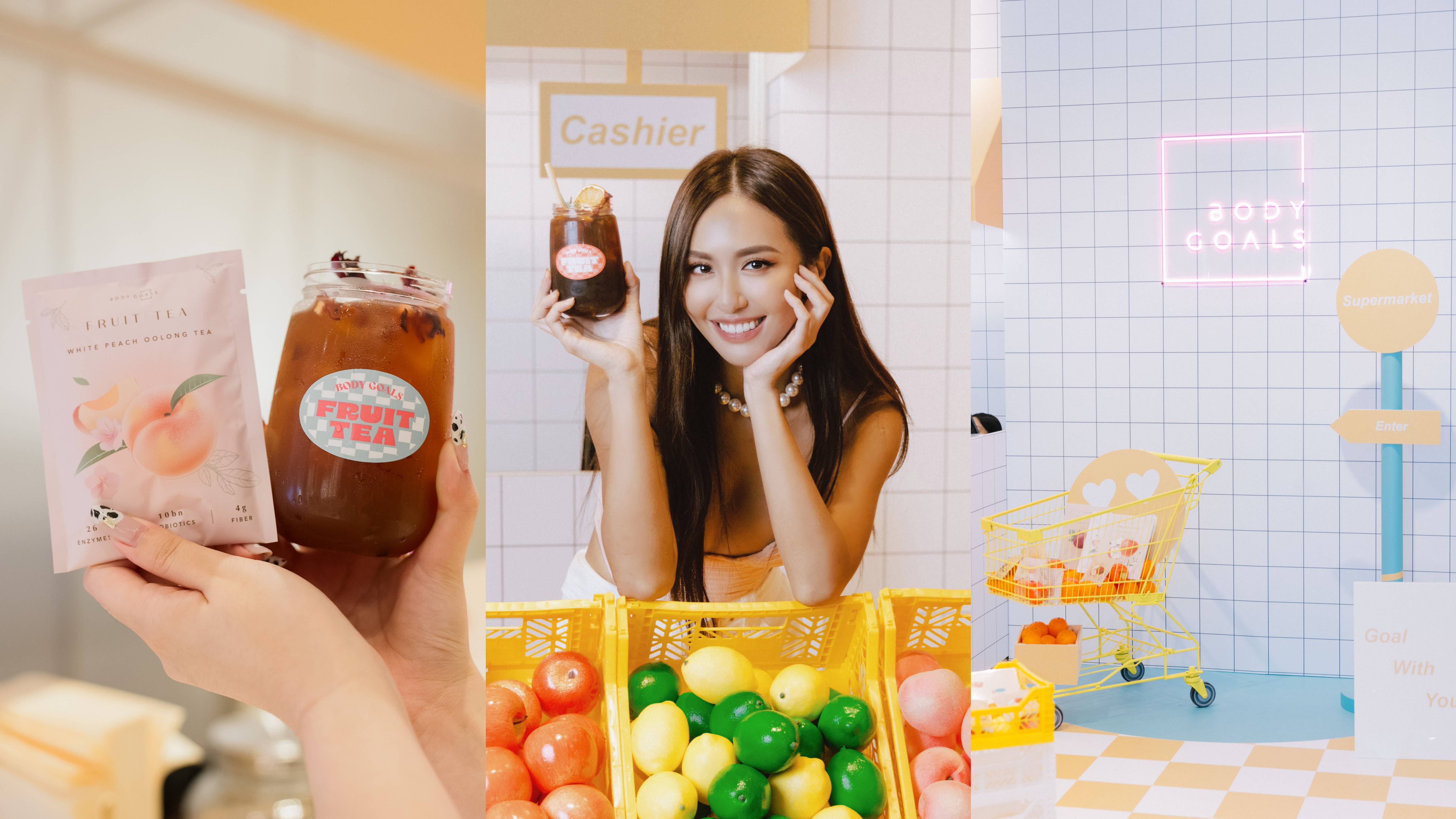 薔薔一日店長太嗨！粉絲擠爆快閃現場 最愛Body Goals「高酵輕孅水果茶」