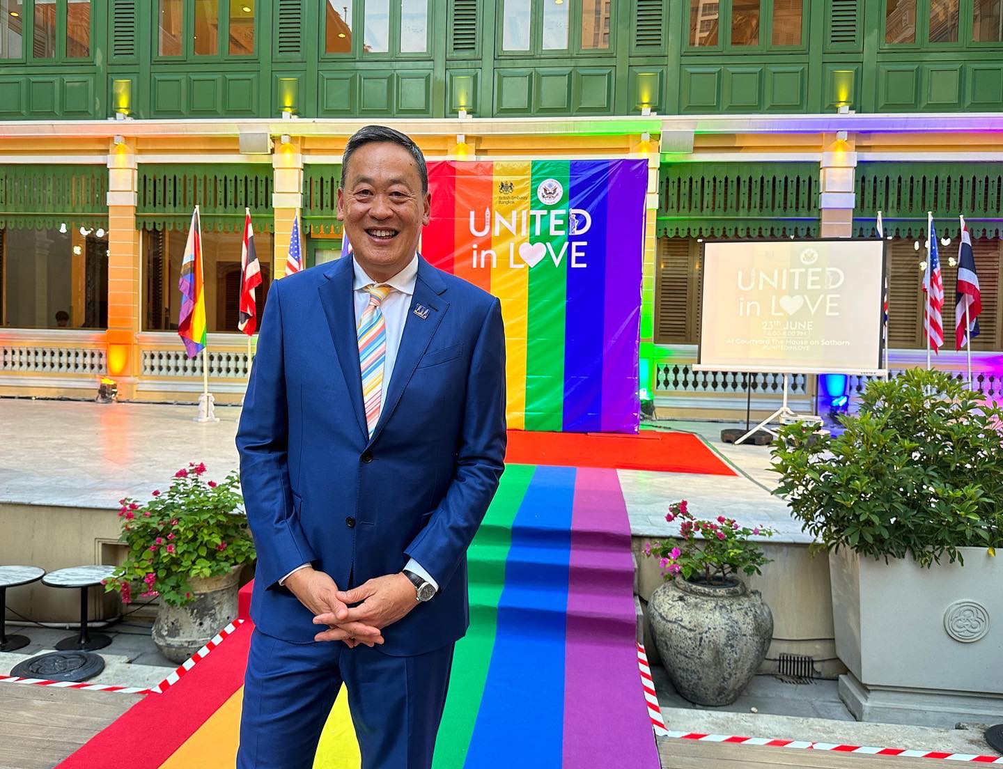 由為泰黨推派的地產大亨賽塔今確定當選泰國下一任總理。(翻攝自เศรษฐา ทวีสิน - Srettha Thavisin臉書)