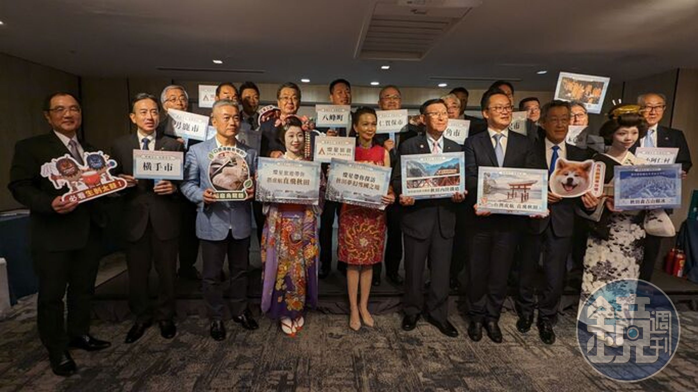 秋田縣知事率領當地相關人員前來參與。（燦星旅遊提供）