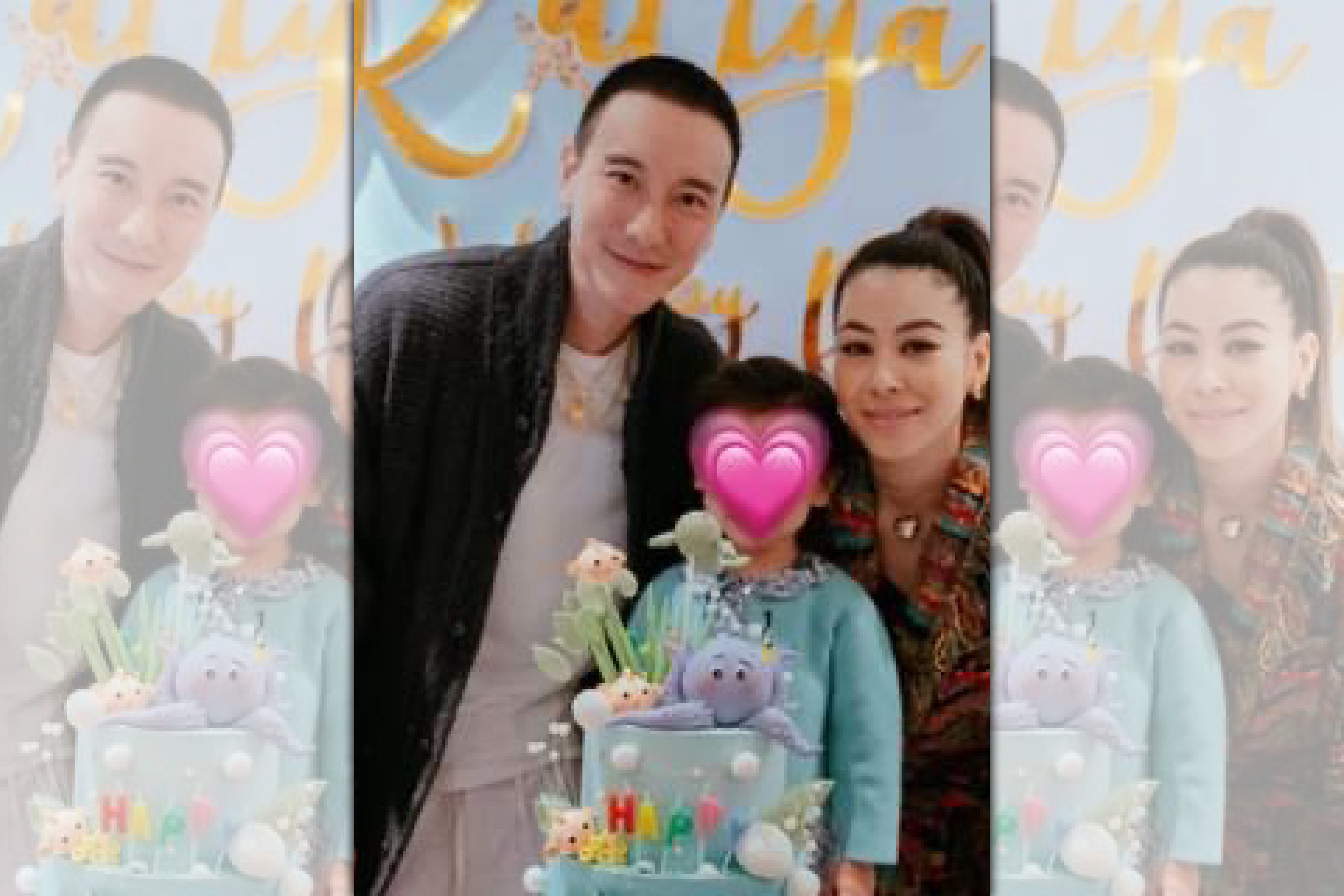 王陽明和蔡詩芸昔日放閃無極限,兩人重要節日經常一起度過。(翻攝自王陽明臉書)