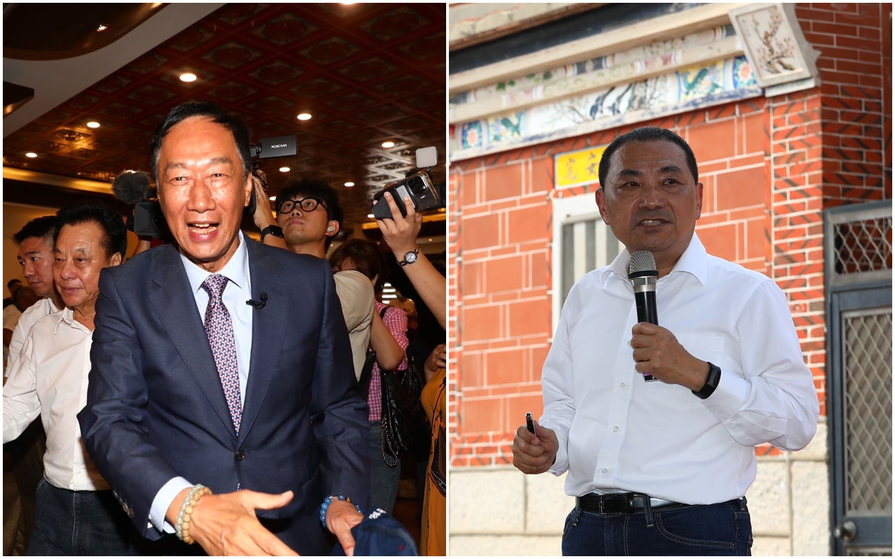 郭台銘與侯友宜今天都走訪金門,2人不約而同提出對金門的相關政策。