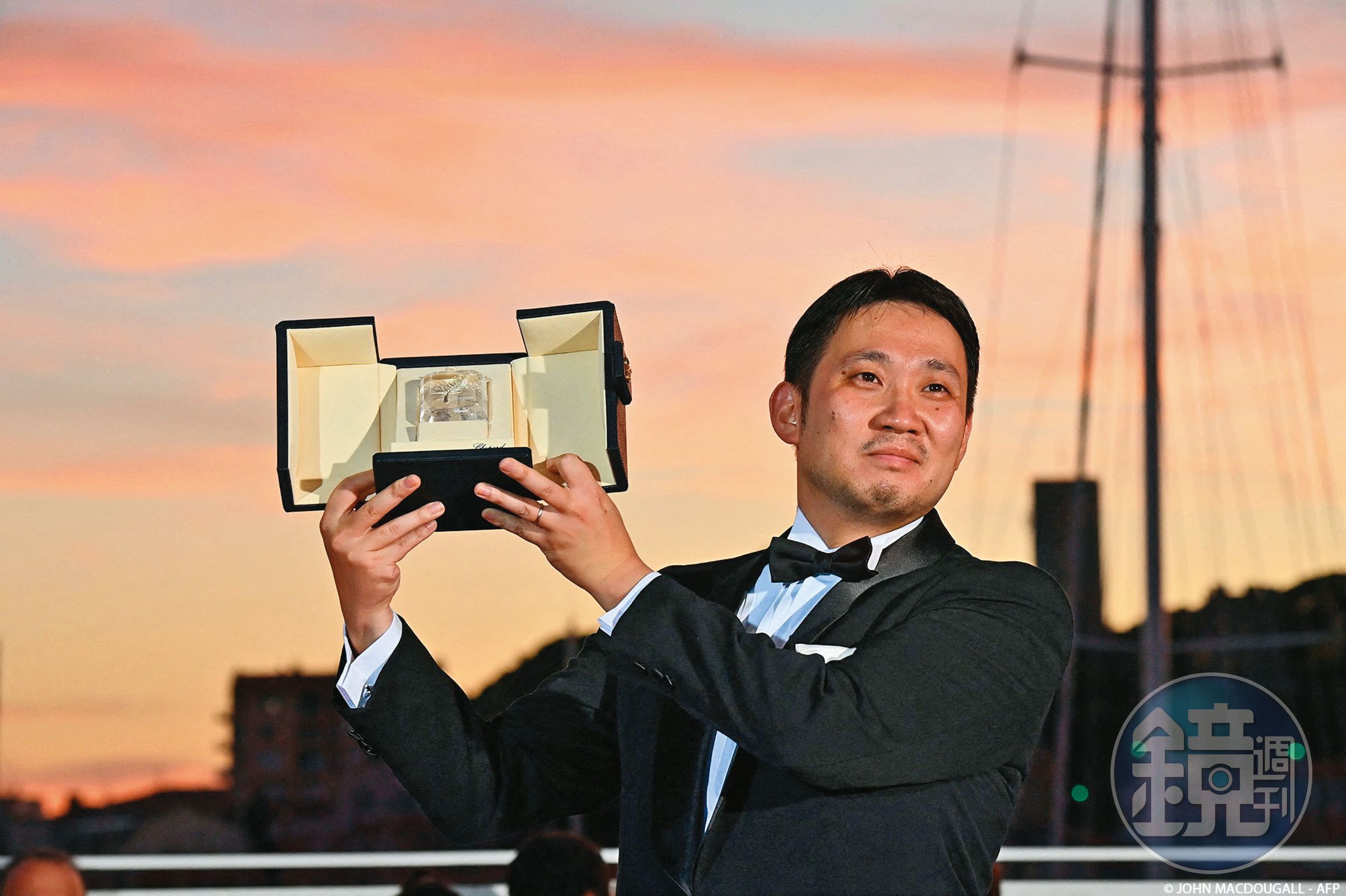 2021年，濱口龍介以《在車上》獲坎城影展最佳劇本獎。（東昊影業提供）