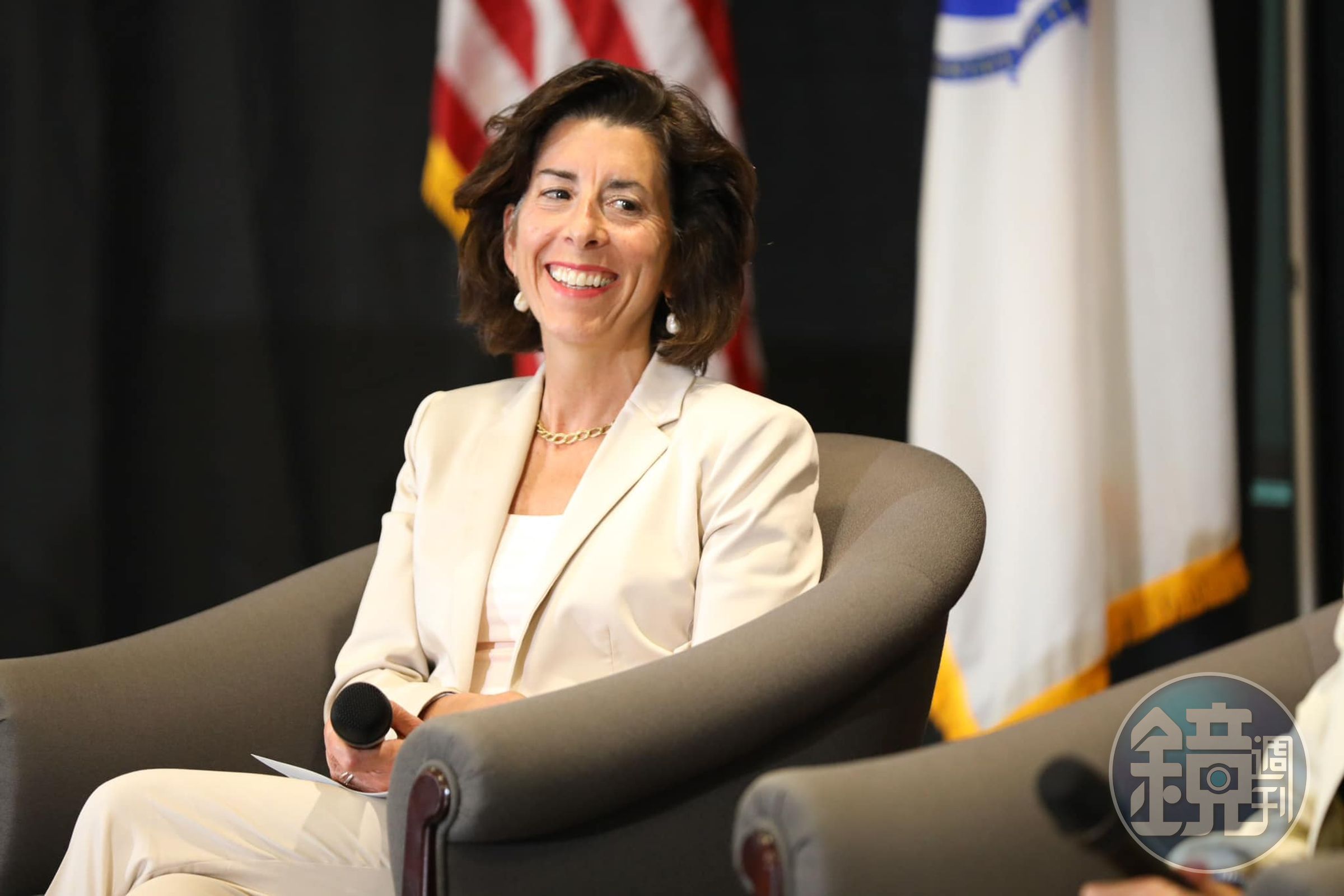 美國商務部長雷蒙多將於下週訪問中國。（翻攝自臉書＠Secretary Gina Raimondo）