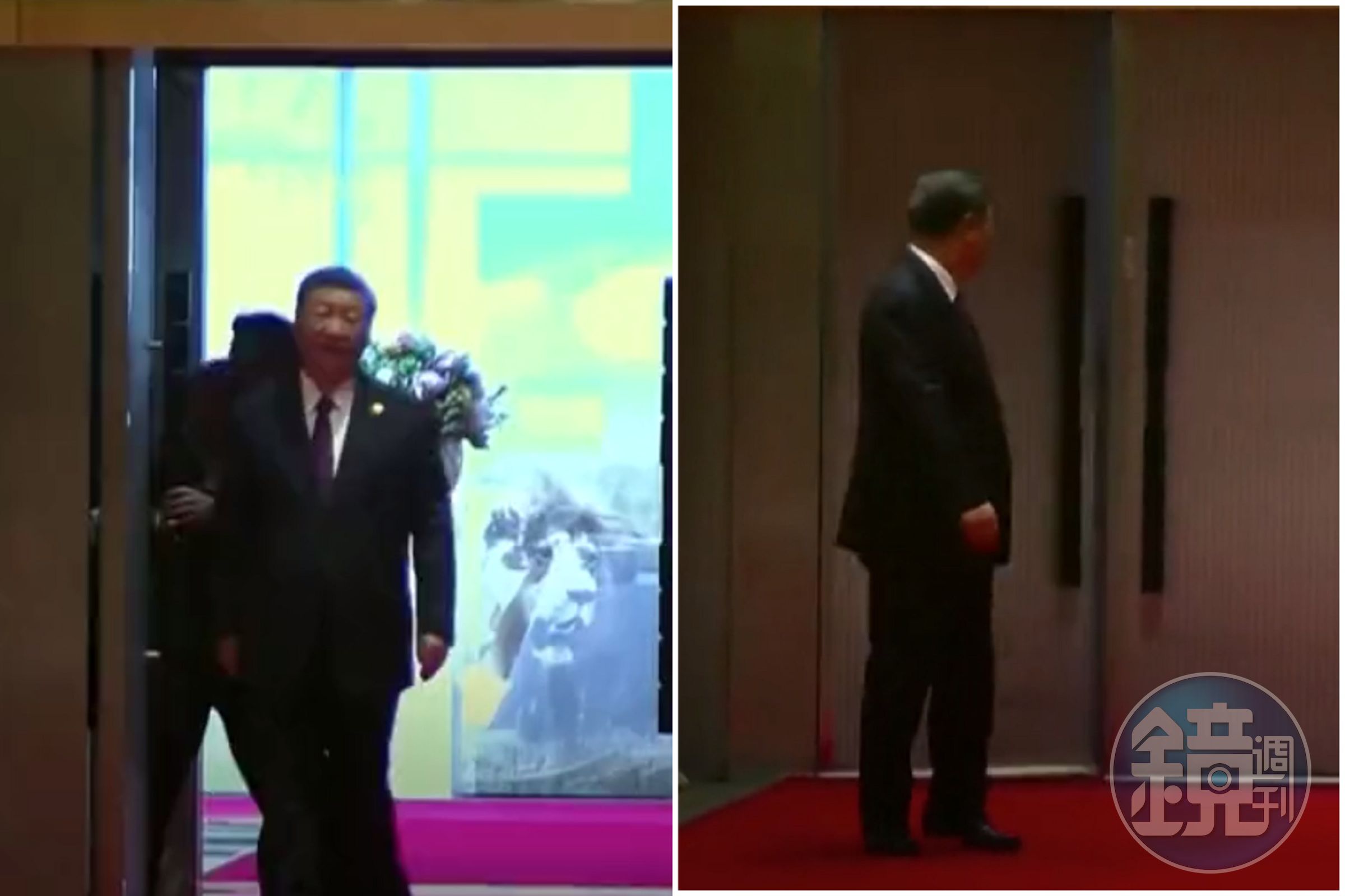習近平懵了!翻譯跑步欲追上主子,慘被南非警衛粗暴阻擋。(翻自推特)